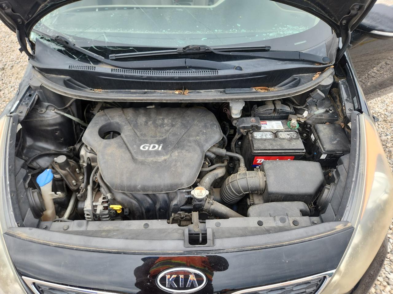 2012 Kia Rio 5-door Ex Черный vin: KNADN5A32C6095345