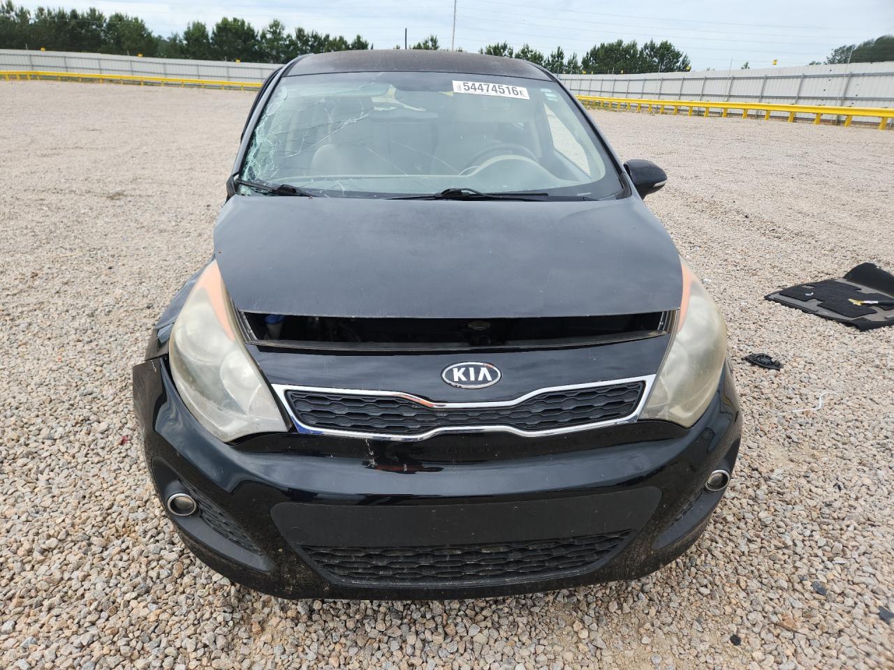 2012 Kia Rio 5-door Ex Черный vin: KNADN5A32C6095345