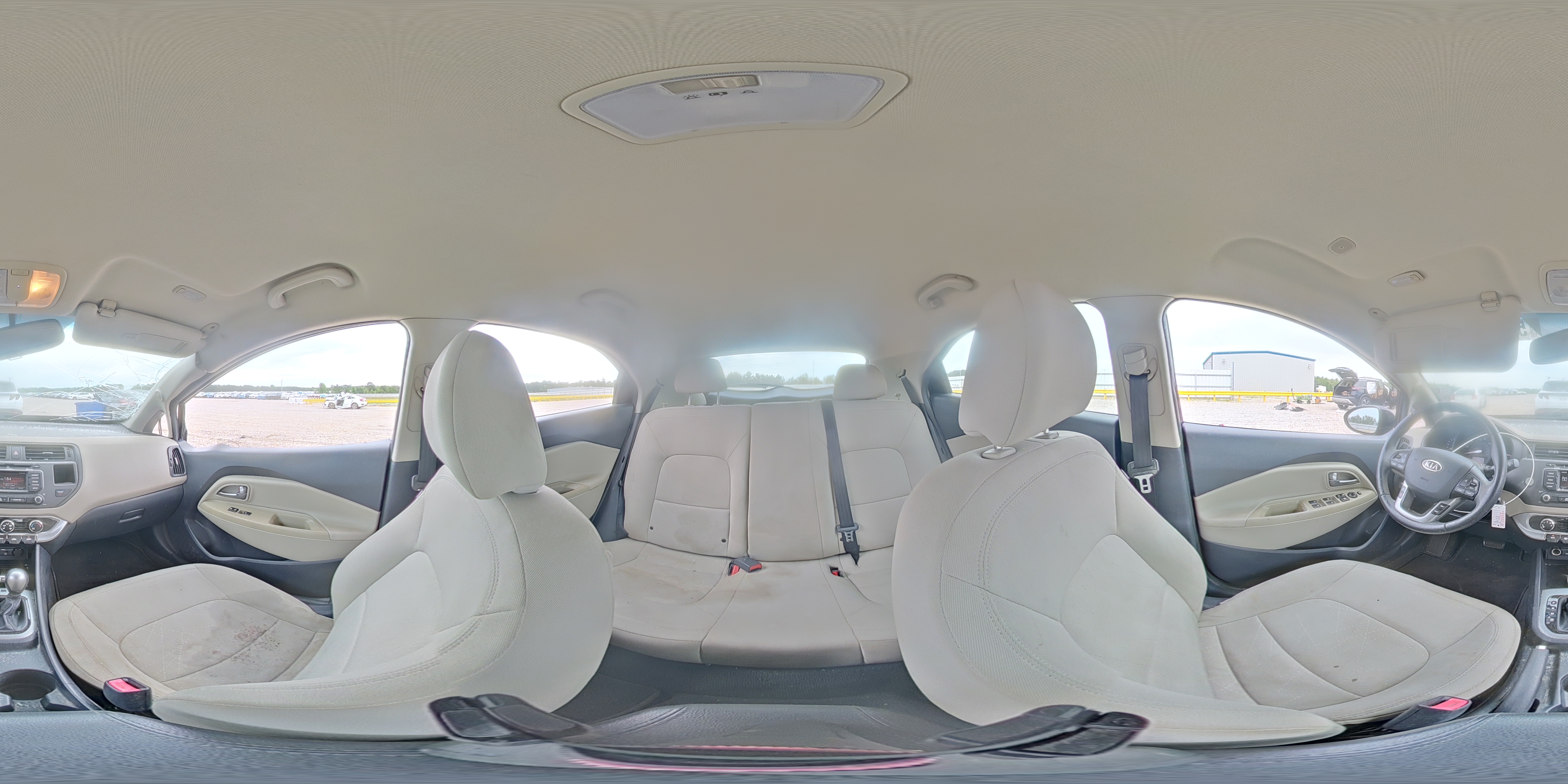 2012 Kia Rio 5-door Ex Черный vin: KNADN5A32C6095345