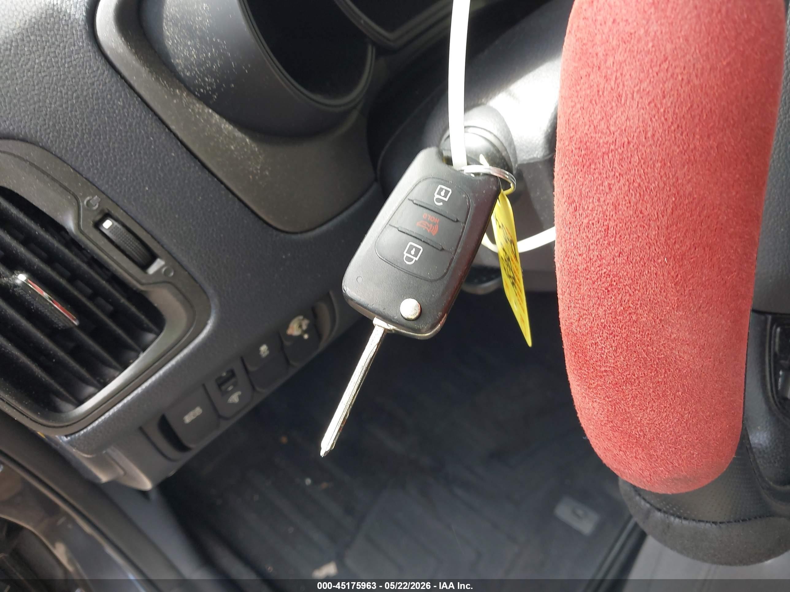 2013 Kia Rio Ex Gray vin: KNADN5A32D6187590