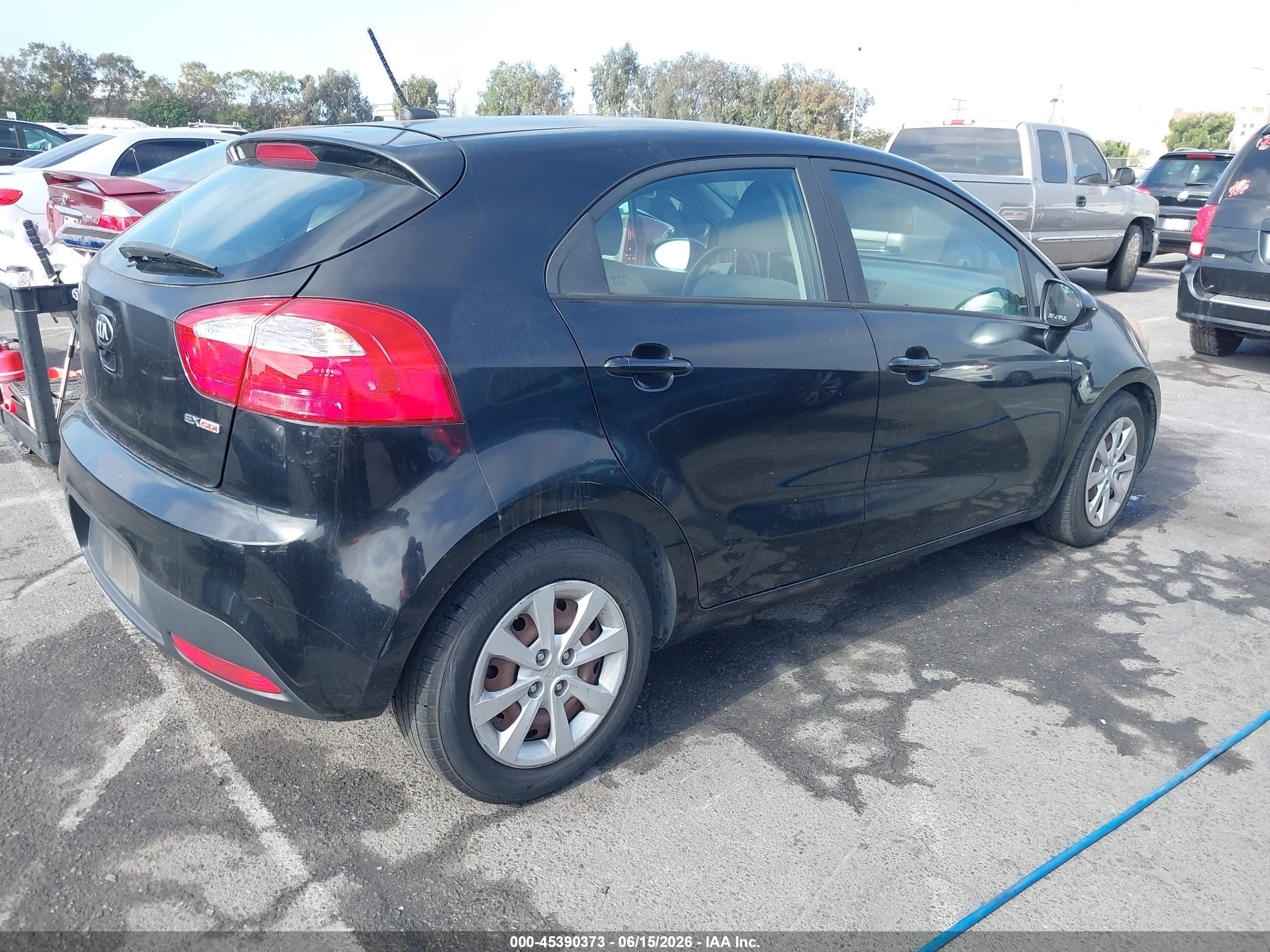 2014 Kia Rio Ex Black vin: KNADN5A32E6360381