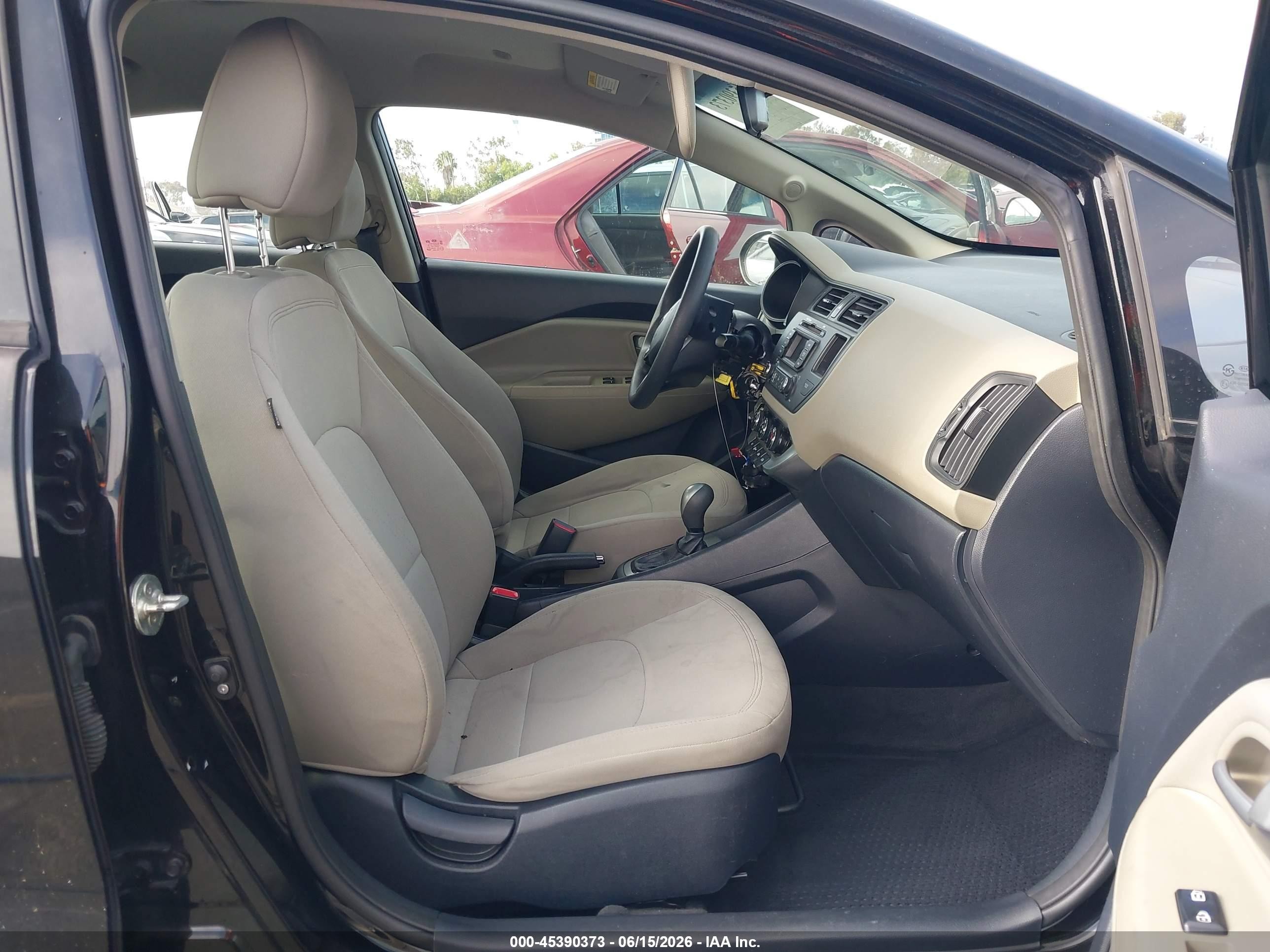 2014 Kia Rio Ex Black vin: KNADN5A32E6360381