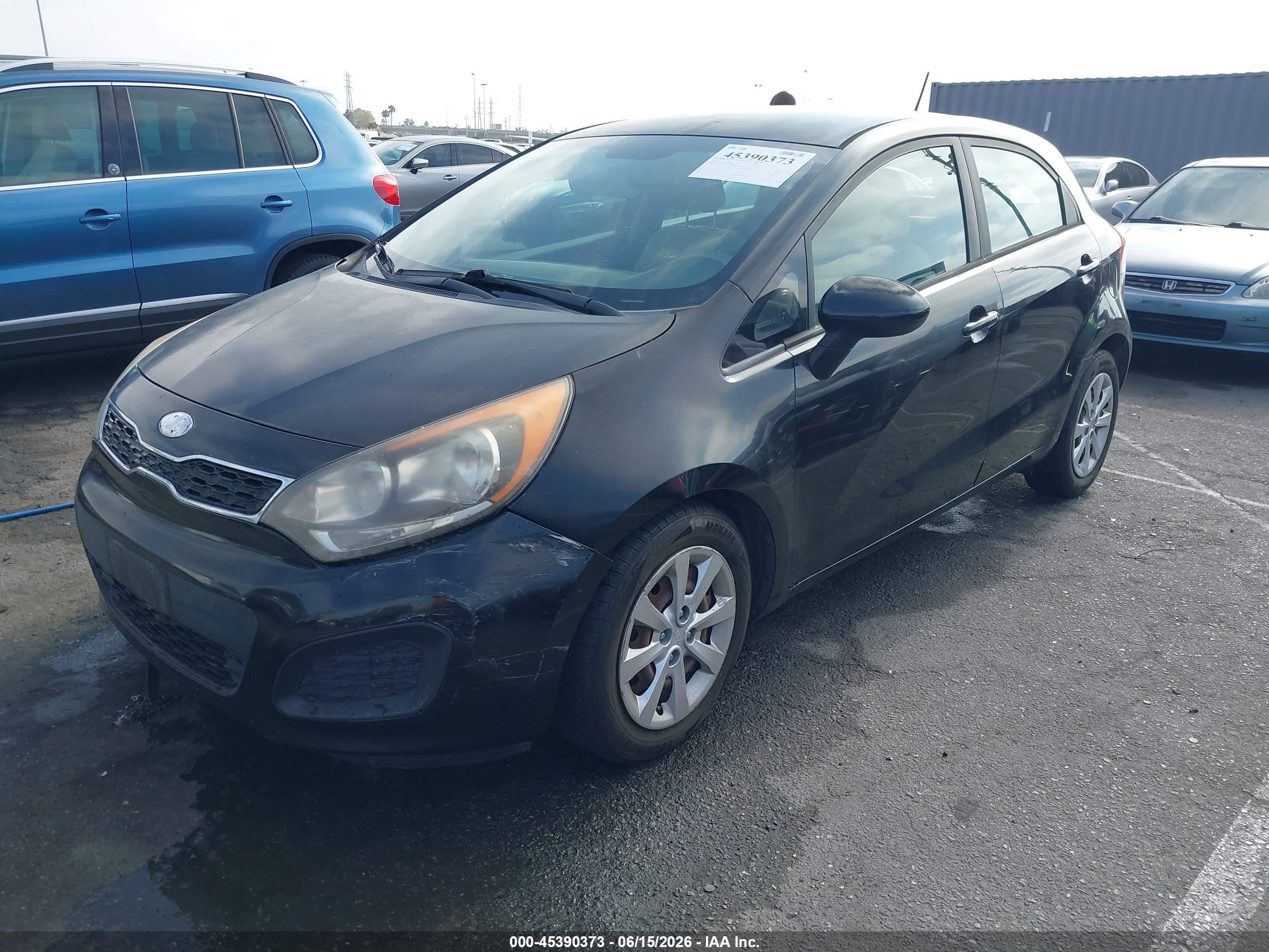 2014 Kia Rio Ex Black vin: KNADN5A32E6360381