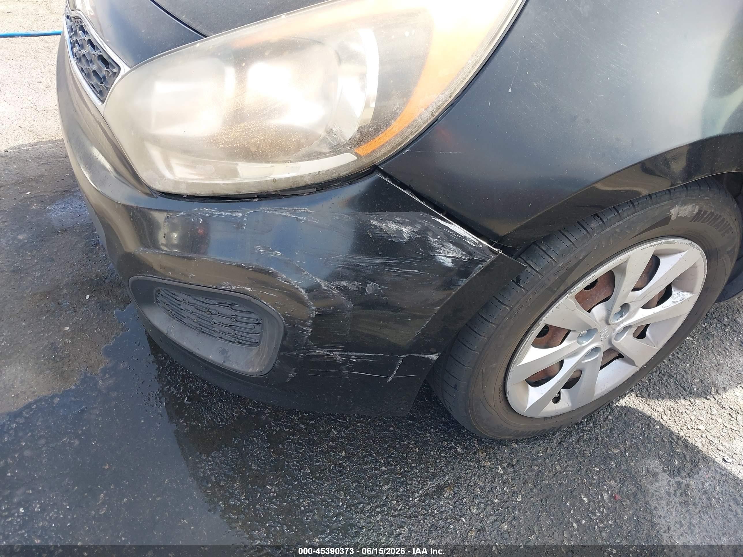 2014 Kia Rio Ex Black vin: KNADN5A32E6360381