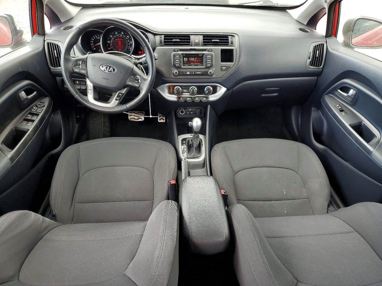 2014 Kia Rio Ex Красный vin: KNADN5A32E6415184