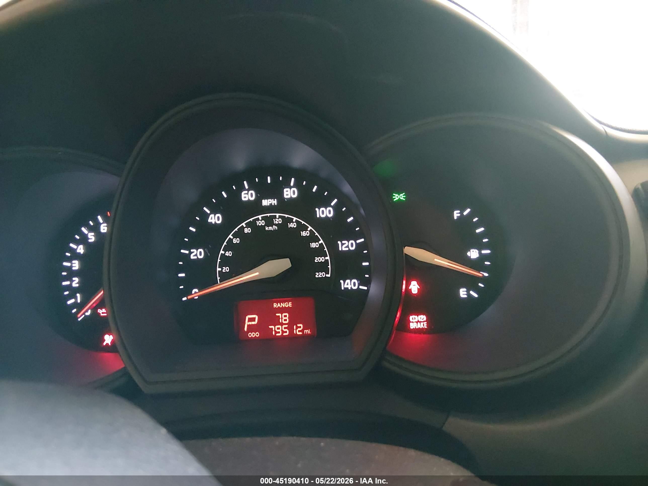 2013 Kia Rio Ex Blue vin: KNADN5A33D6096991