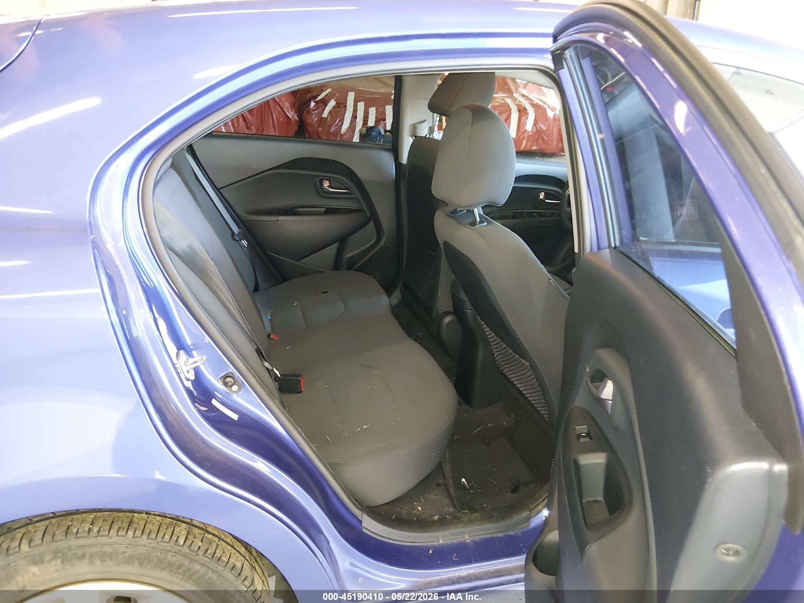 2013 Kia Rio Ex Blue vin: KNADN5A33D6096991