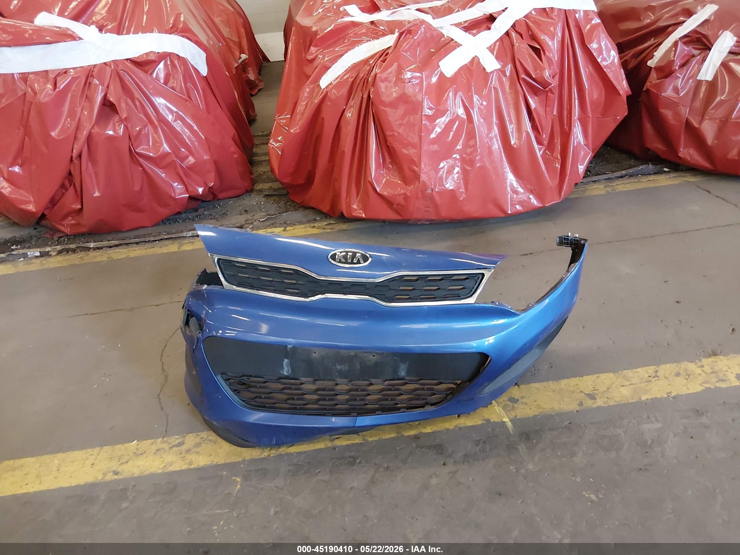 2013 Kia Rio Ex Blue vin: KNADN5A33D6096991