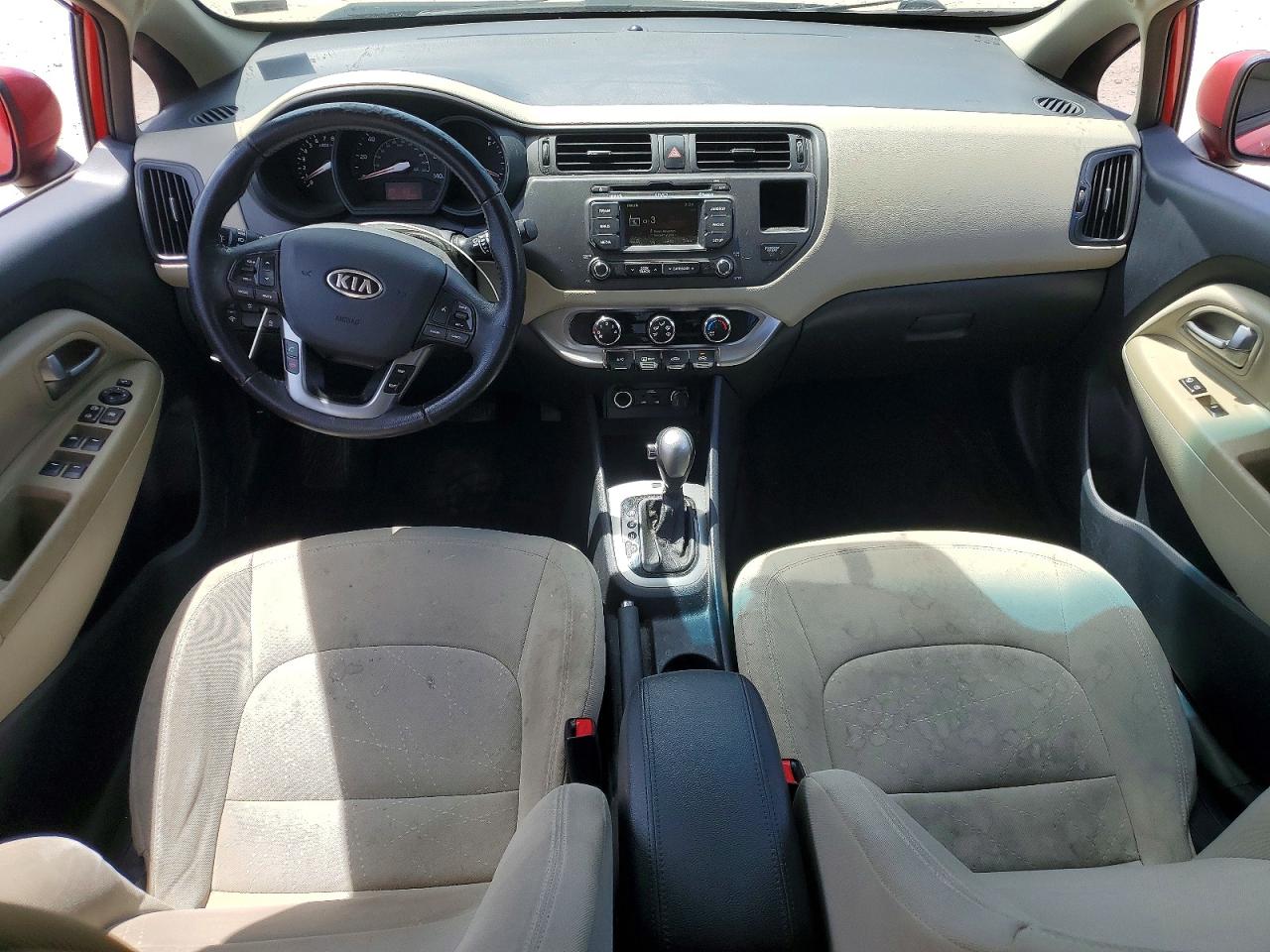 2013 Kia Rio 5-door Ex Burgundy vin: KNADN5A33D6132386
