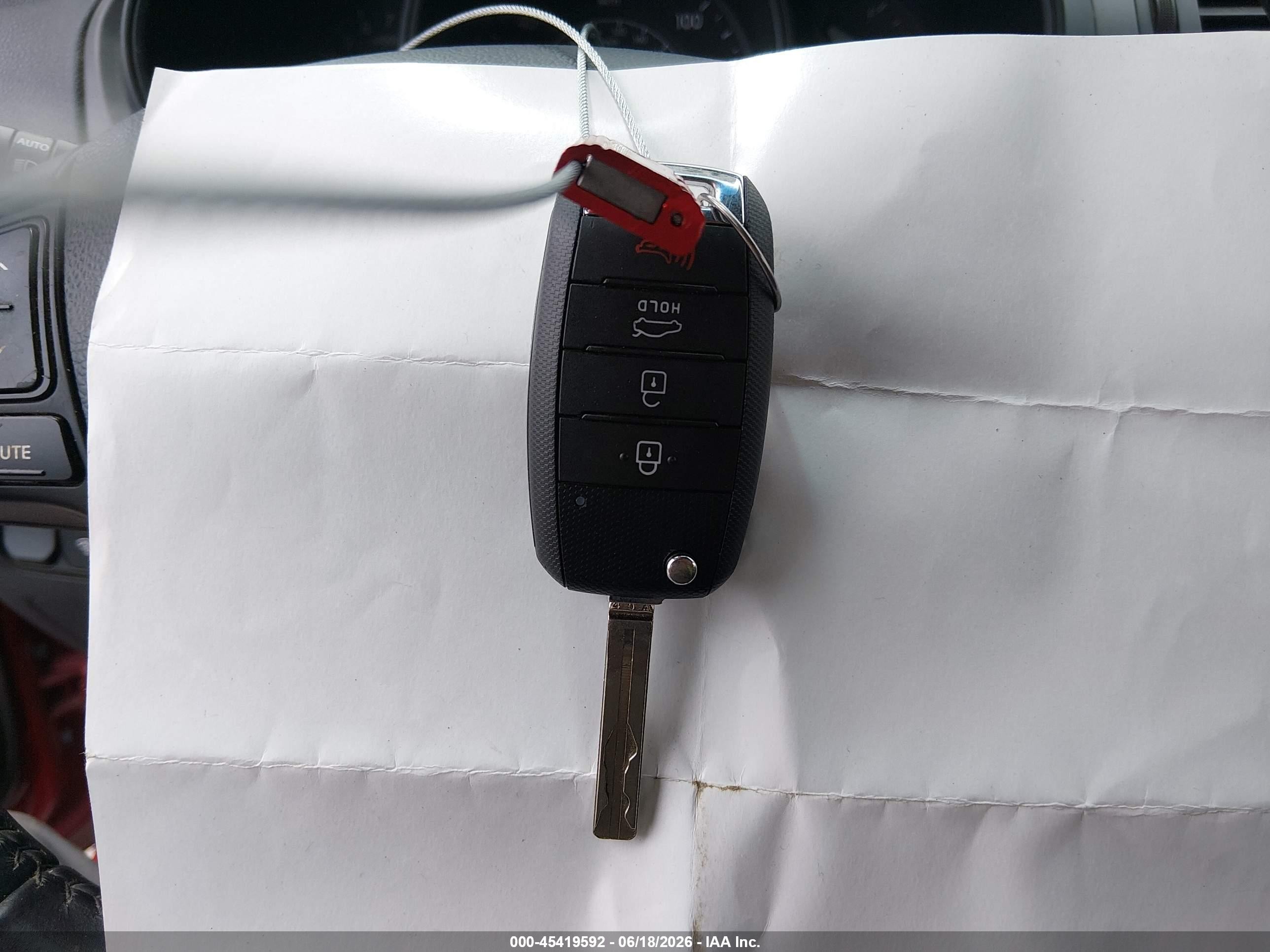 2015 Kia Rio Ex Красный vin: KNADN5A33F6441181