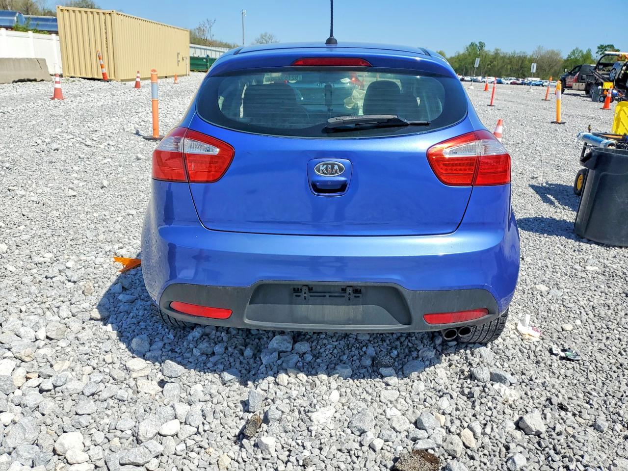 2012 Kia Rio 5-door Sx Blue vin: KNADN5A34C6016905