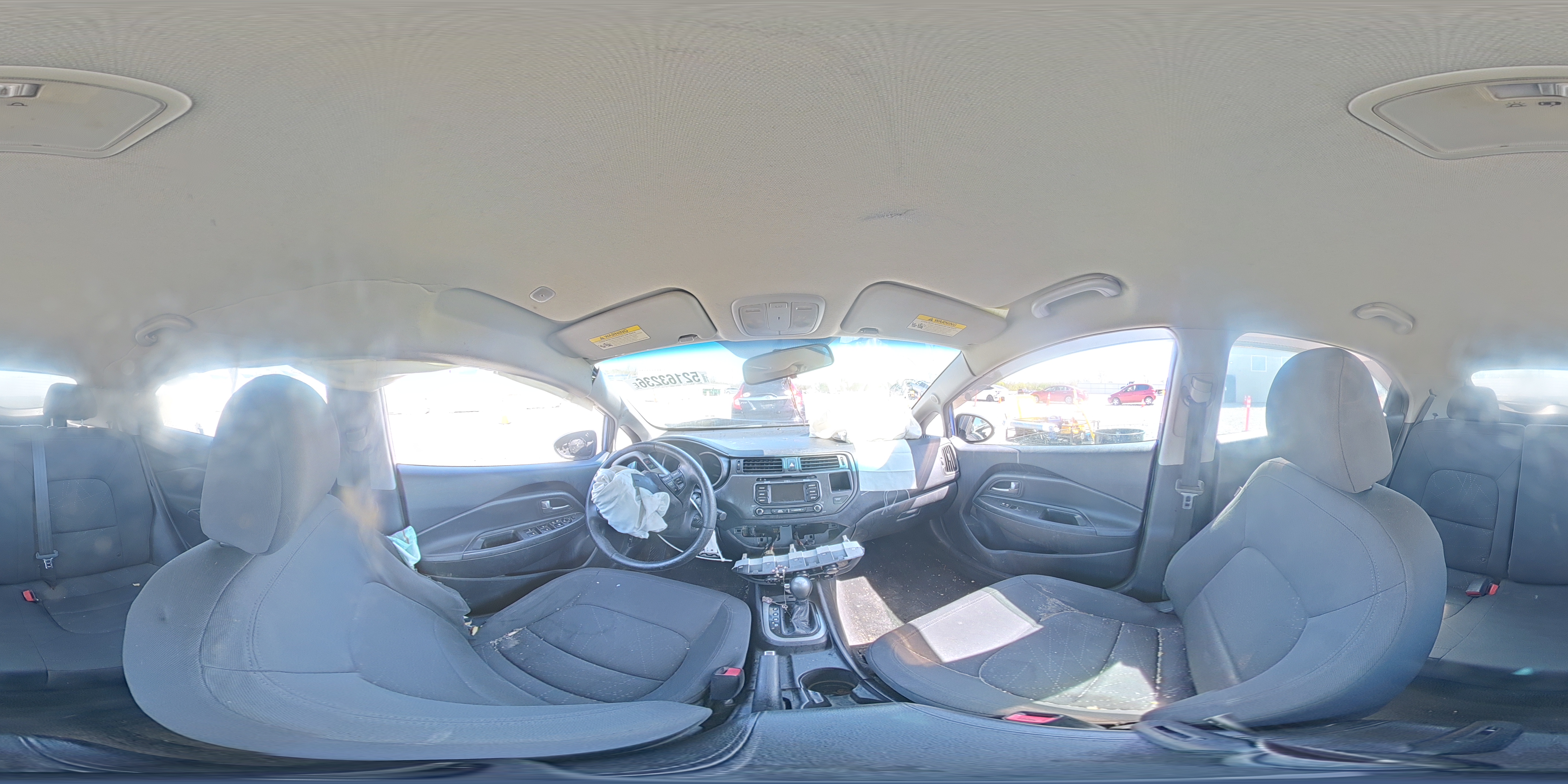 2012 Kia Rio 5-door Sx Blue vin: KNADN5A34C6016905