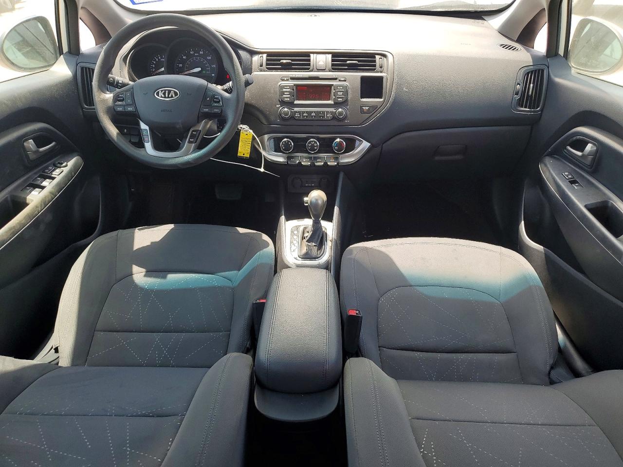 2012 Kia Rio Silver vin: KNADN5A34C6024664