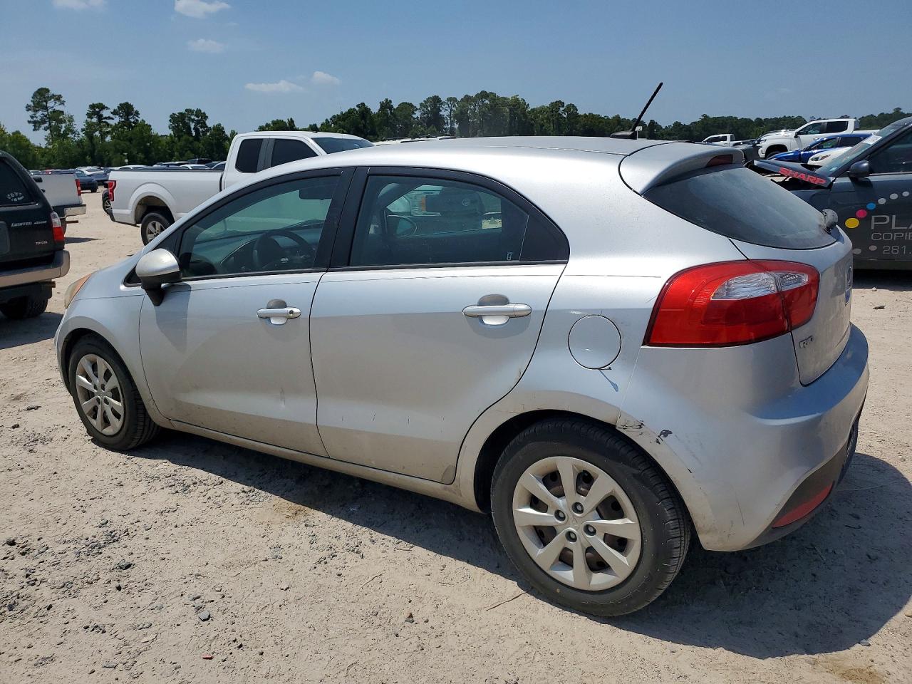 2012 Kia Rio Silver vin: KNADN5A34C6024664