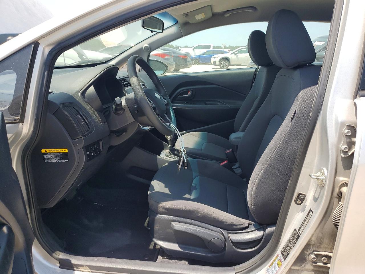 2012 Kia Rio Silver vin: KNADN5A34C6024664