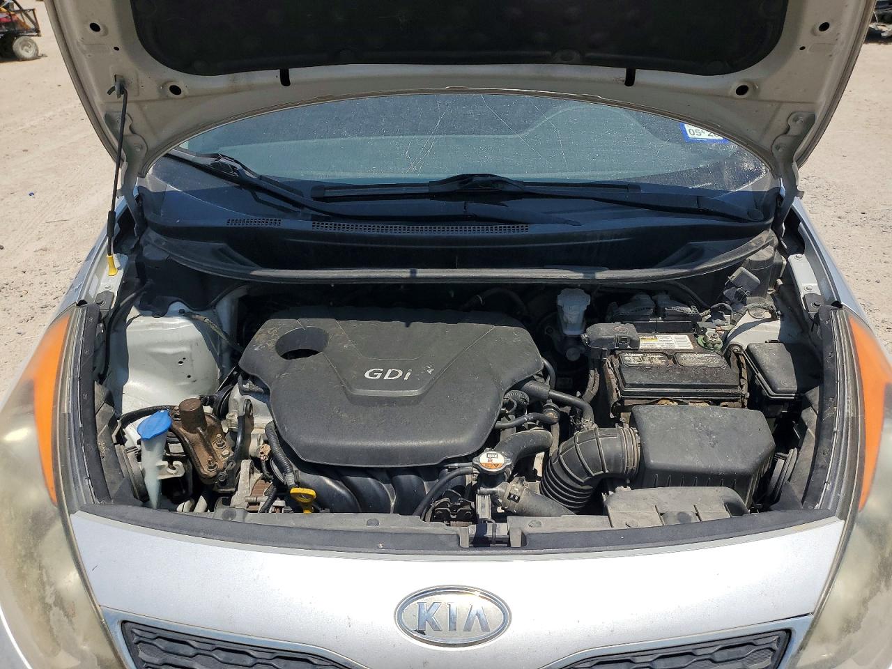 2012 Kia Rio Silver vin: KNADN5A34C6024664