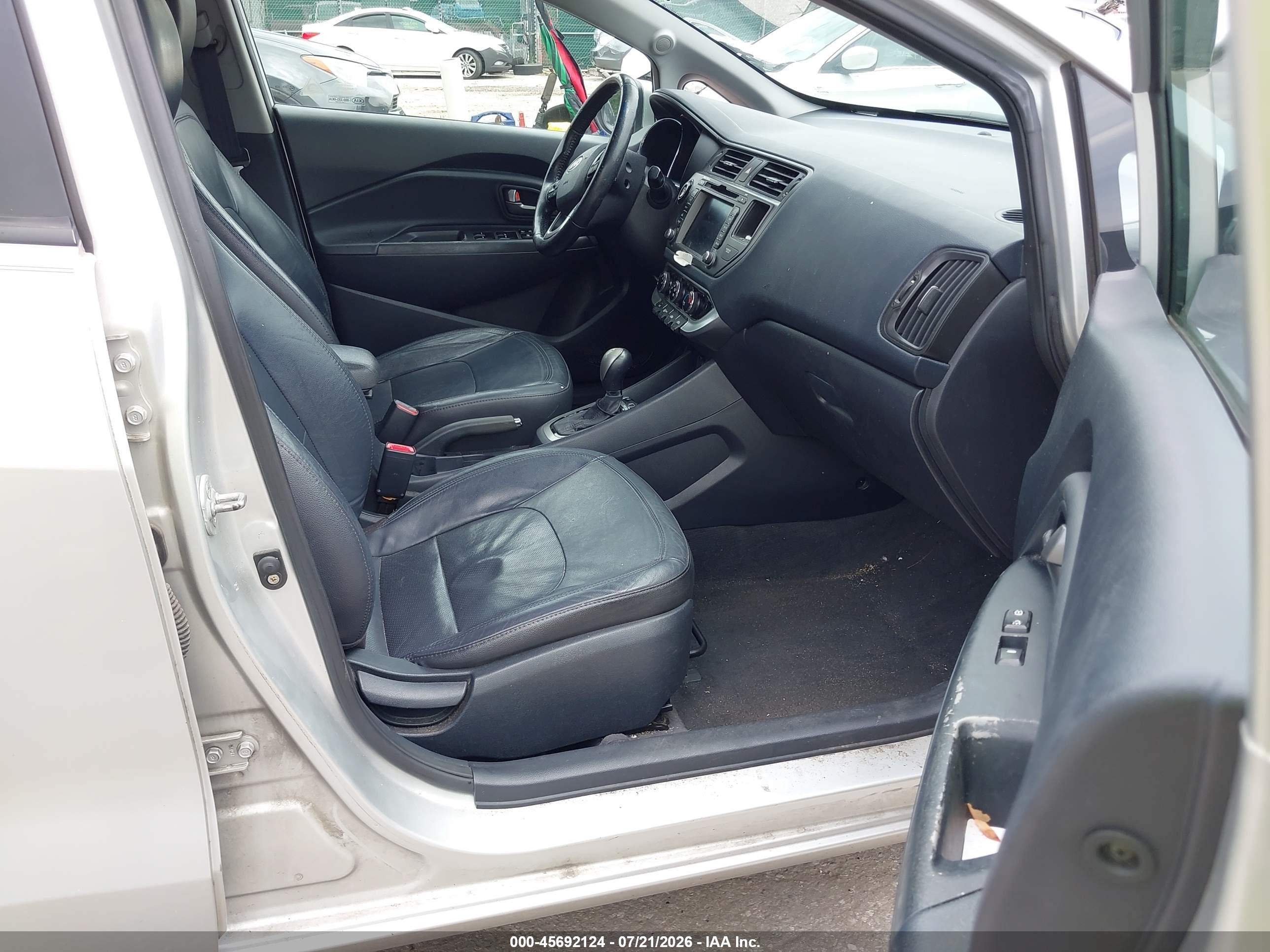 2012 Kia Rio5 Sx Silver vin: KNADN5A34C6038192