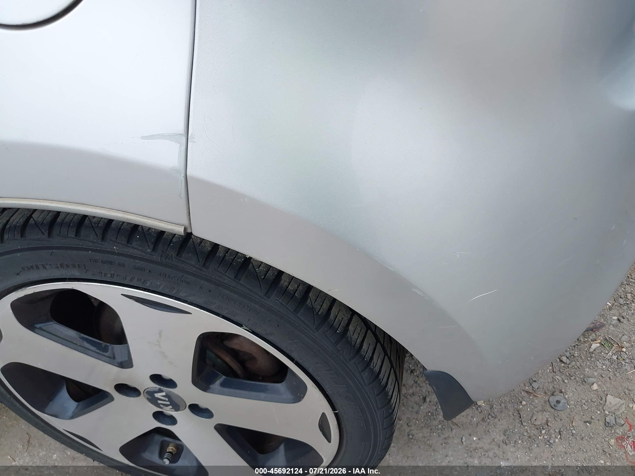 2012 Kia Rio5 Sx Silver vin: KNADN5A34C6038192