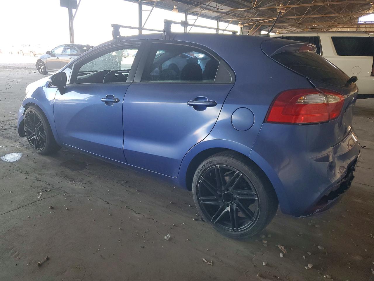 2012 Kia Rio 5-door Sx Blue vin: KNADN5A34C6094147