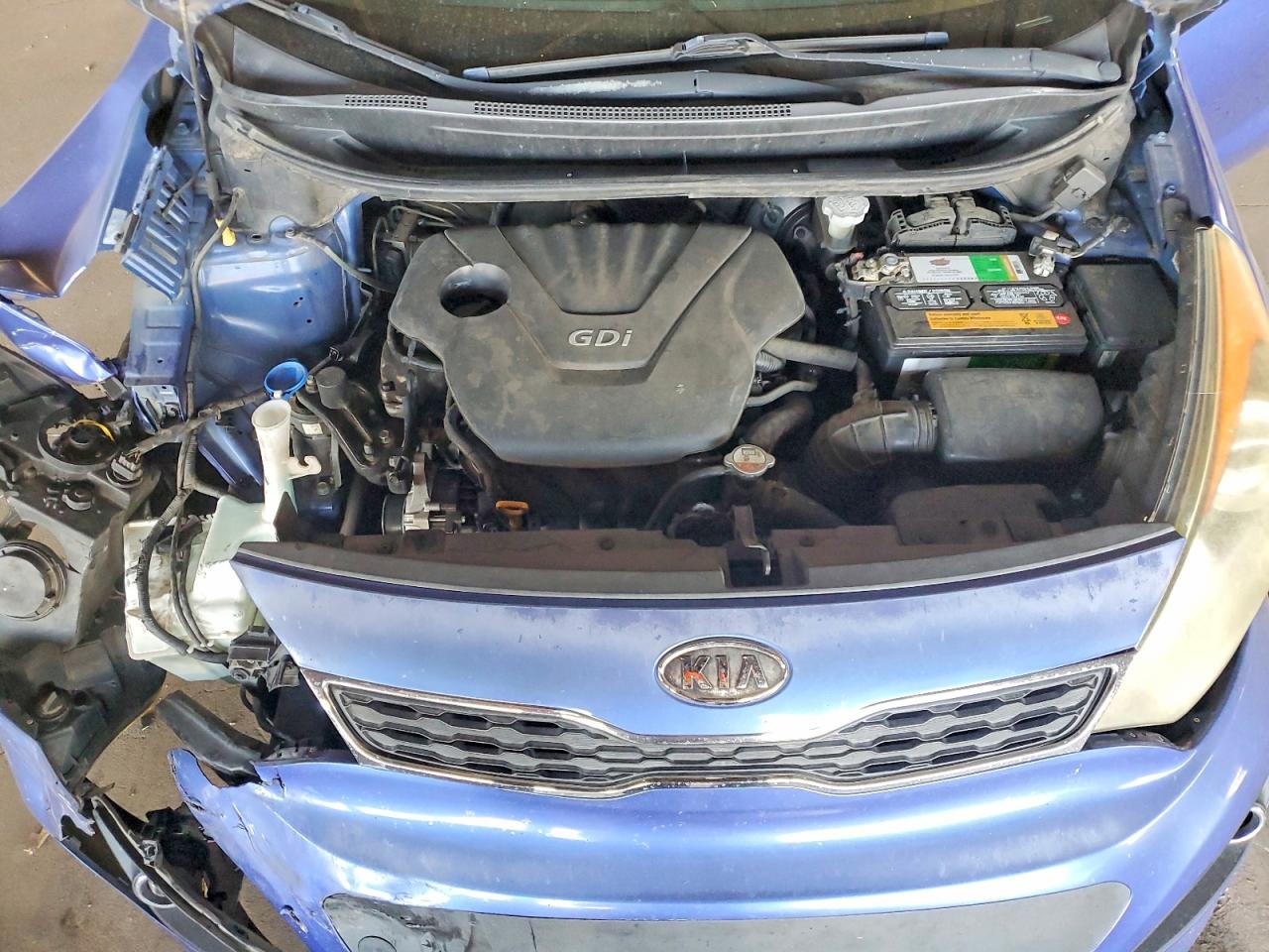 2012 Kia Rio 5-door Sx Blue vin: KNADN5A34C6094147