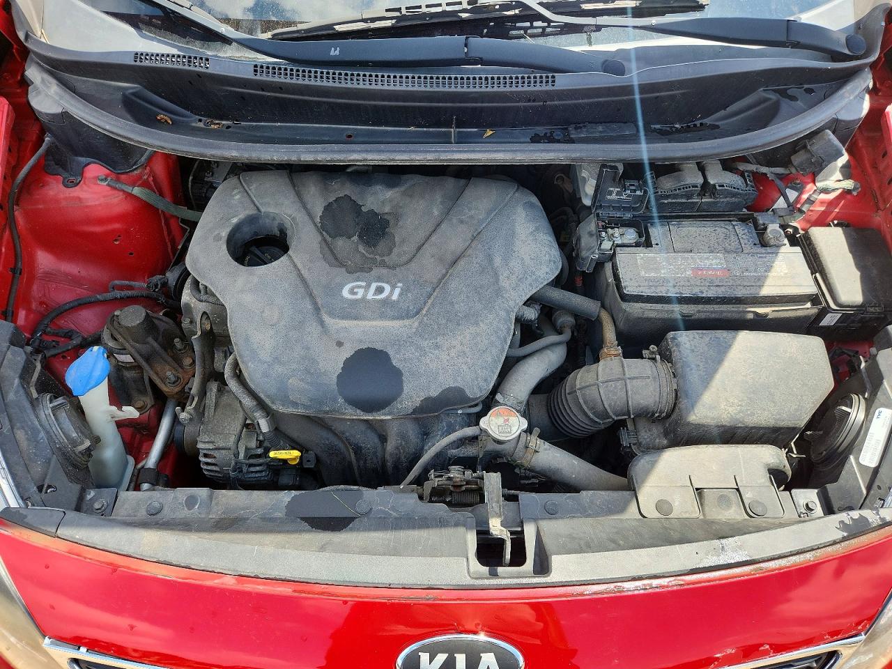 2013 Kia Rio 5-door Ex Красный vin: KNADN5A34D6195206