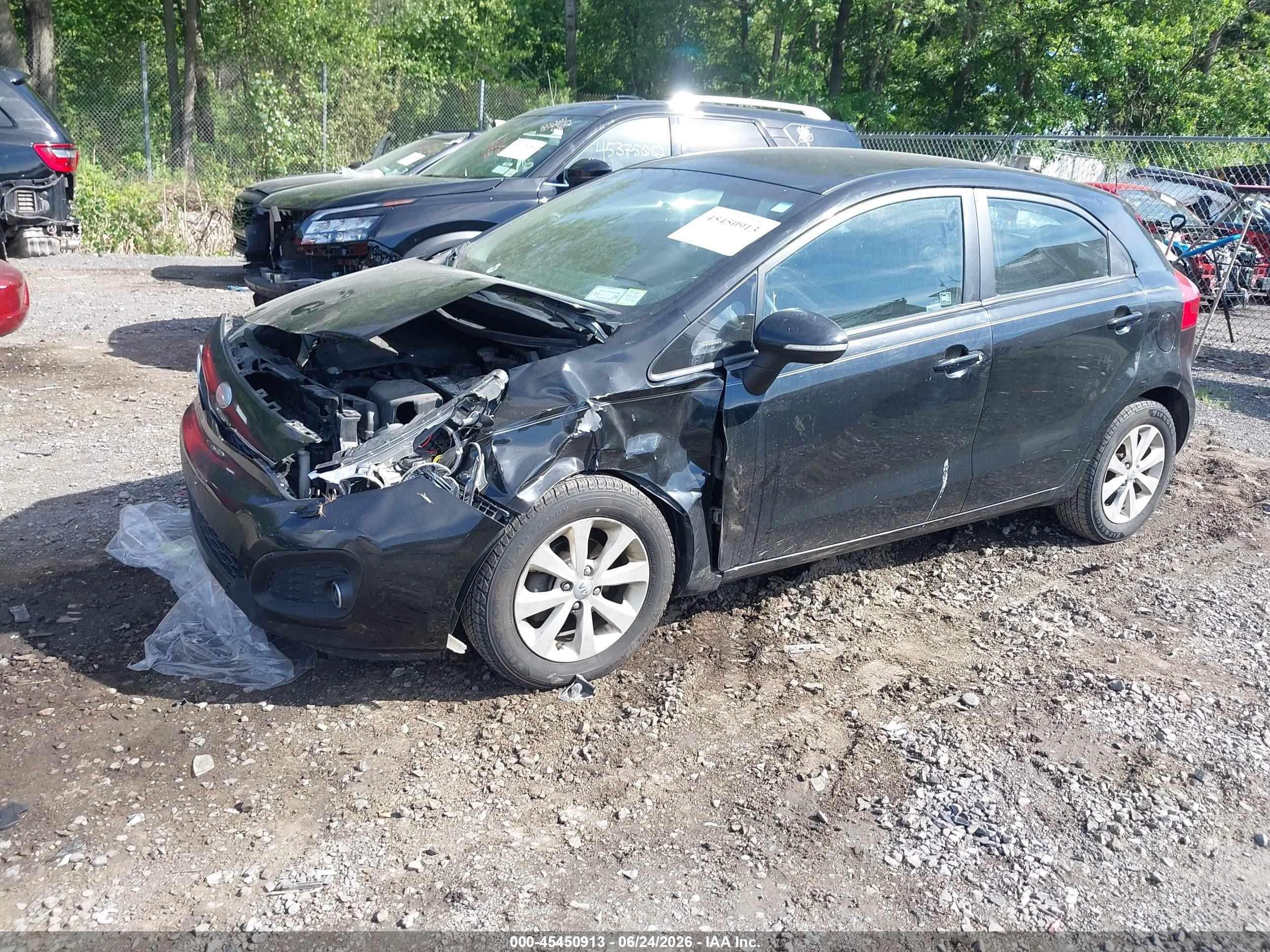 2013 Kia Rio Ex Black vin: KNADN5A34D6255503