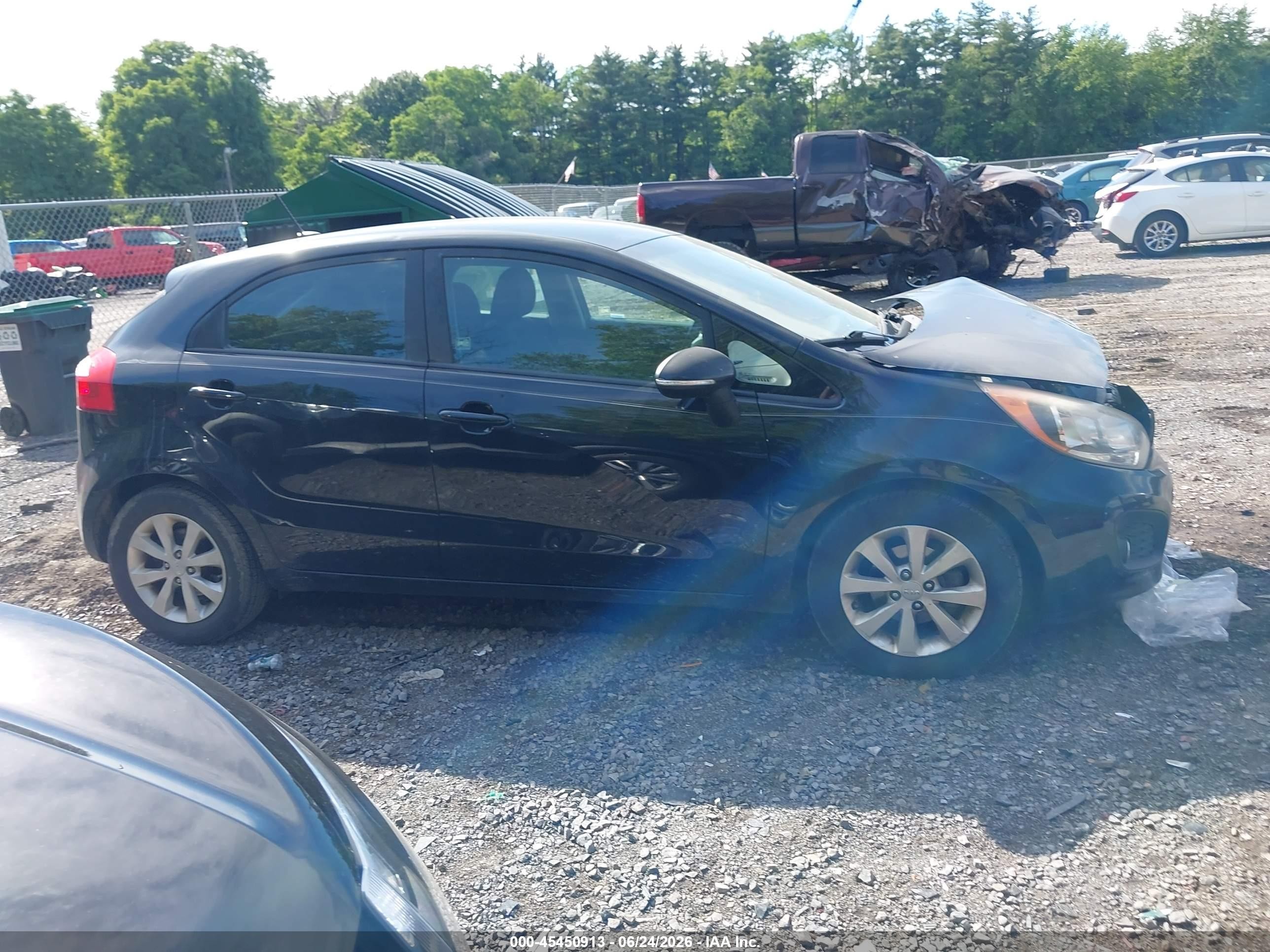 2013 Kia Rio Ex Black vin: KNADN5A34D6255503