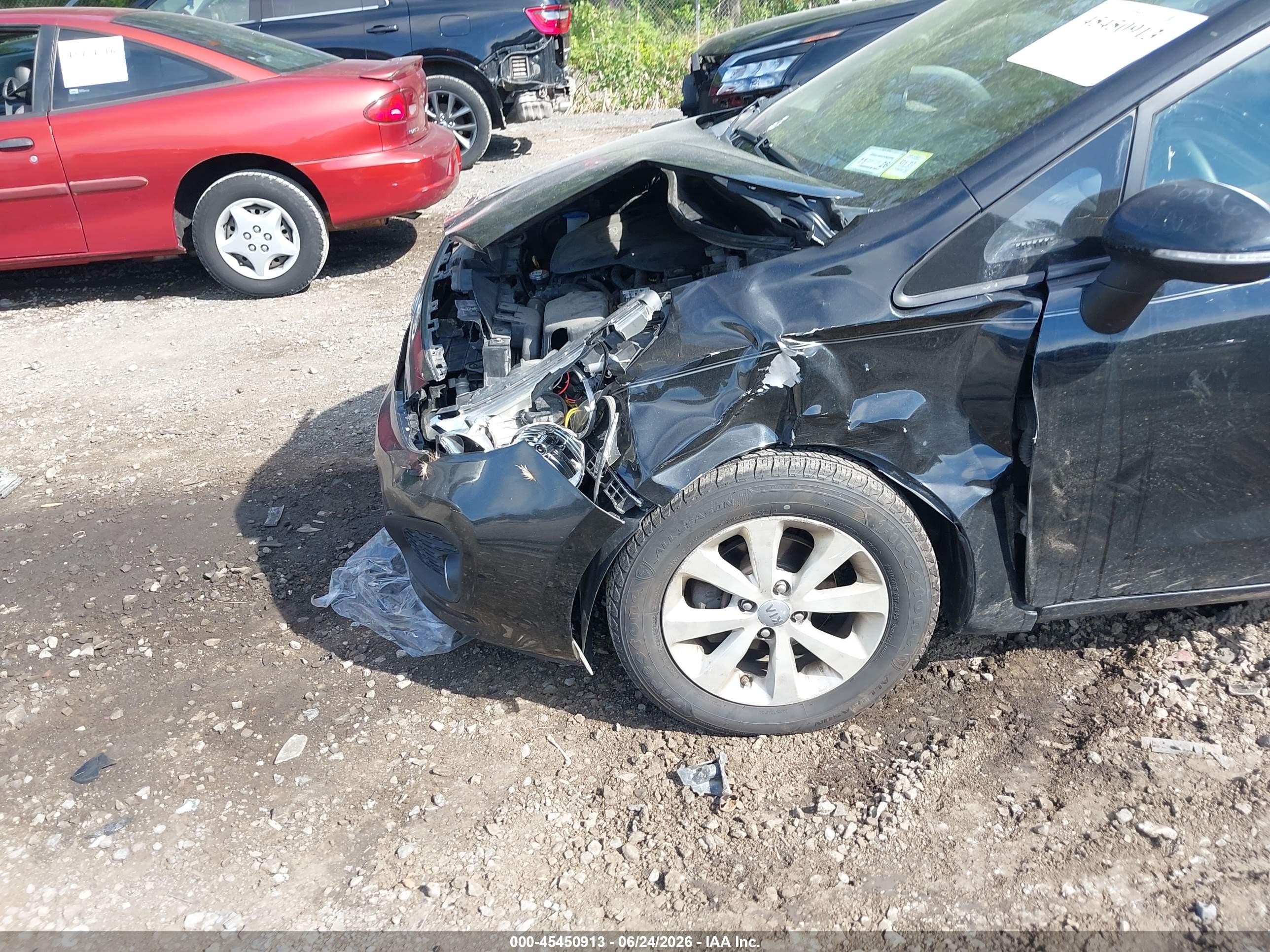 2013 Kia Rio Ex Black vin: KNADN5A34D6255503