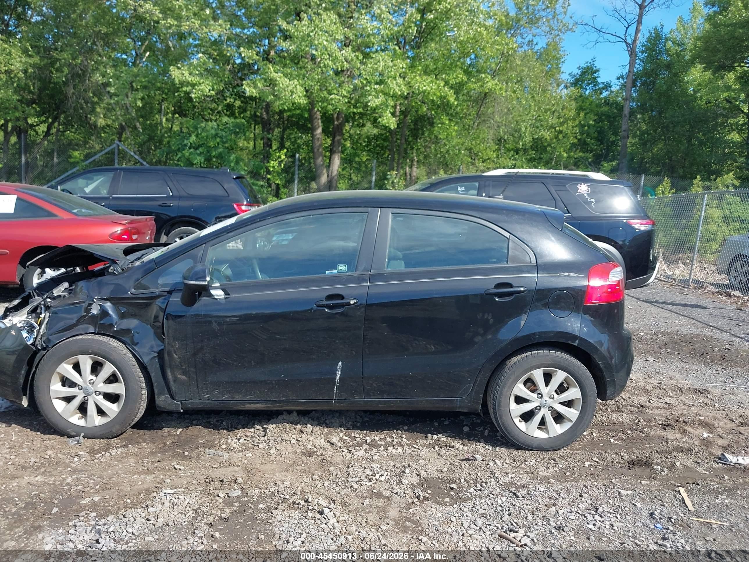 2013 Kia Rio Ex Black vin: KNADN5A34D6255503