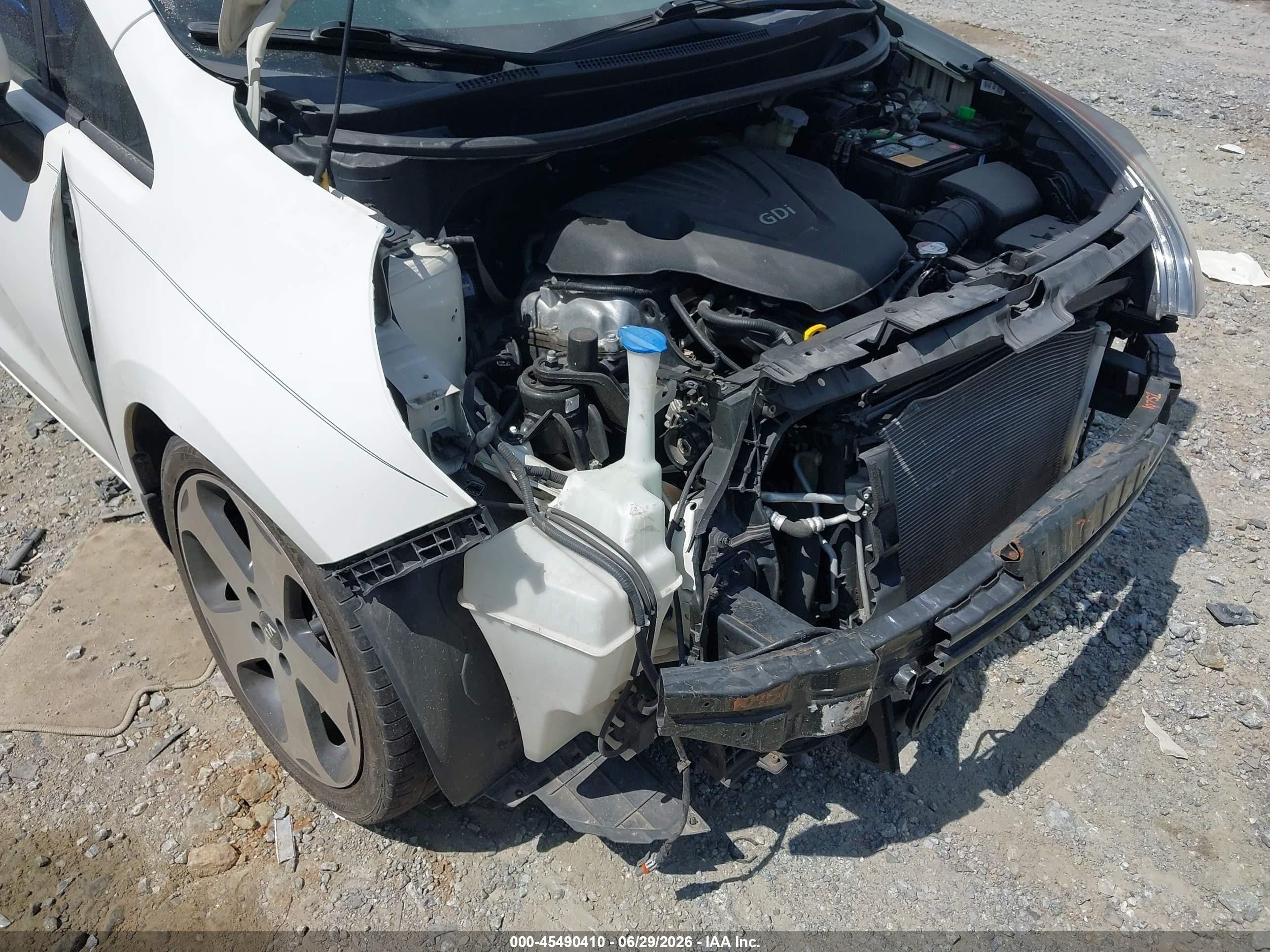 2014 Kia Rio Sx White vin: KNADN5A34E6327706