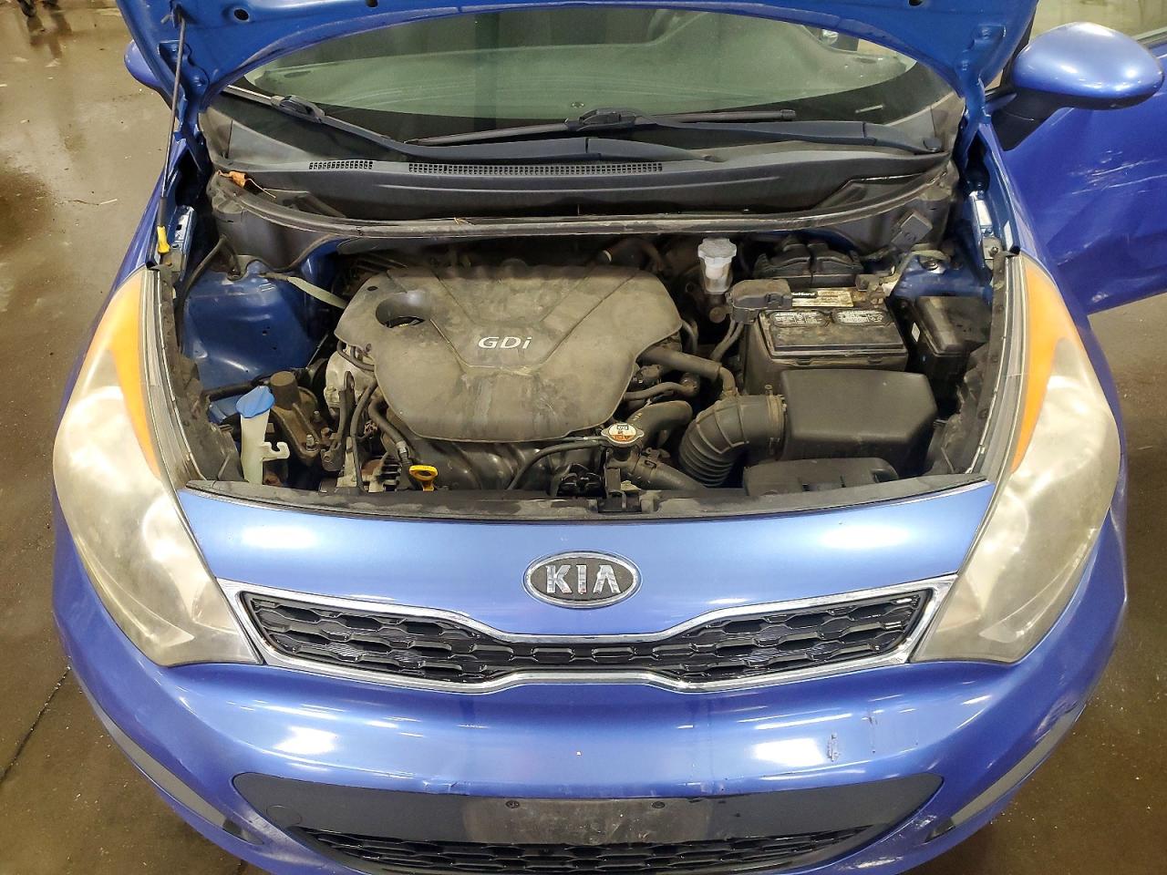 2013 Kia Rio 5-door Ex Blue vin: KNADN5A35D6126041