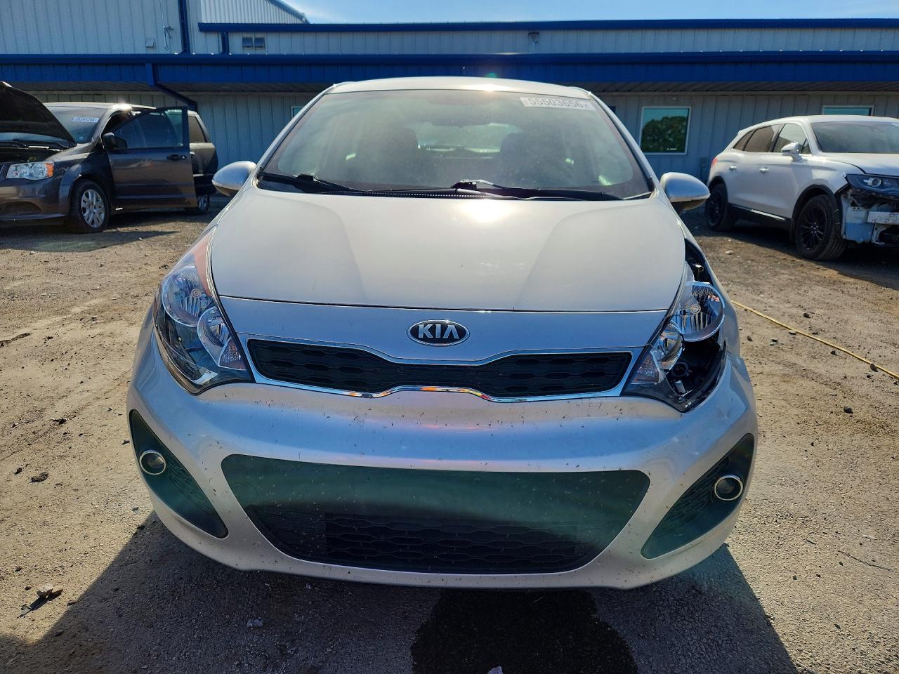 2015 Kia Rio 5-door Ex Silver vin: KNADN5A35F6435477