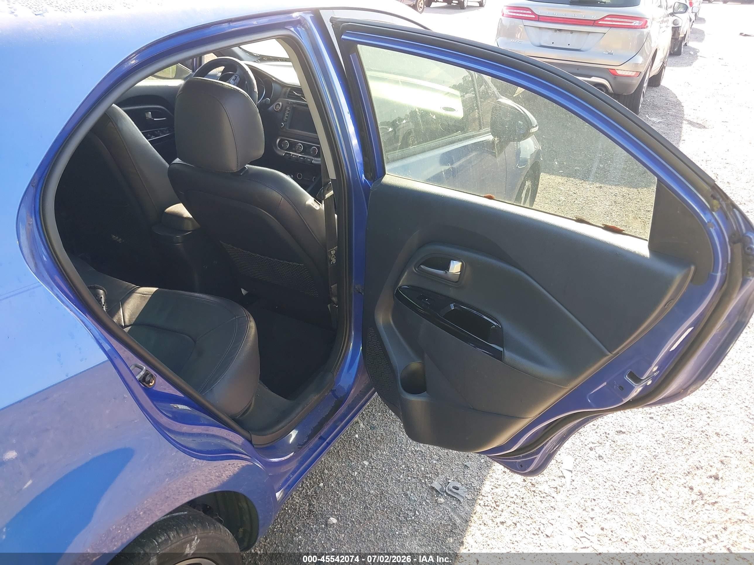 2012 Kia Rio5 Sx Синий vin: KNADN5A36C6030398