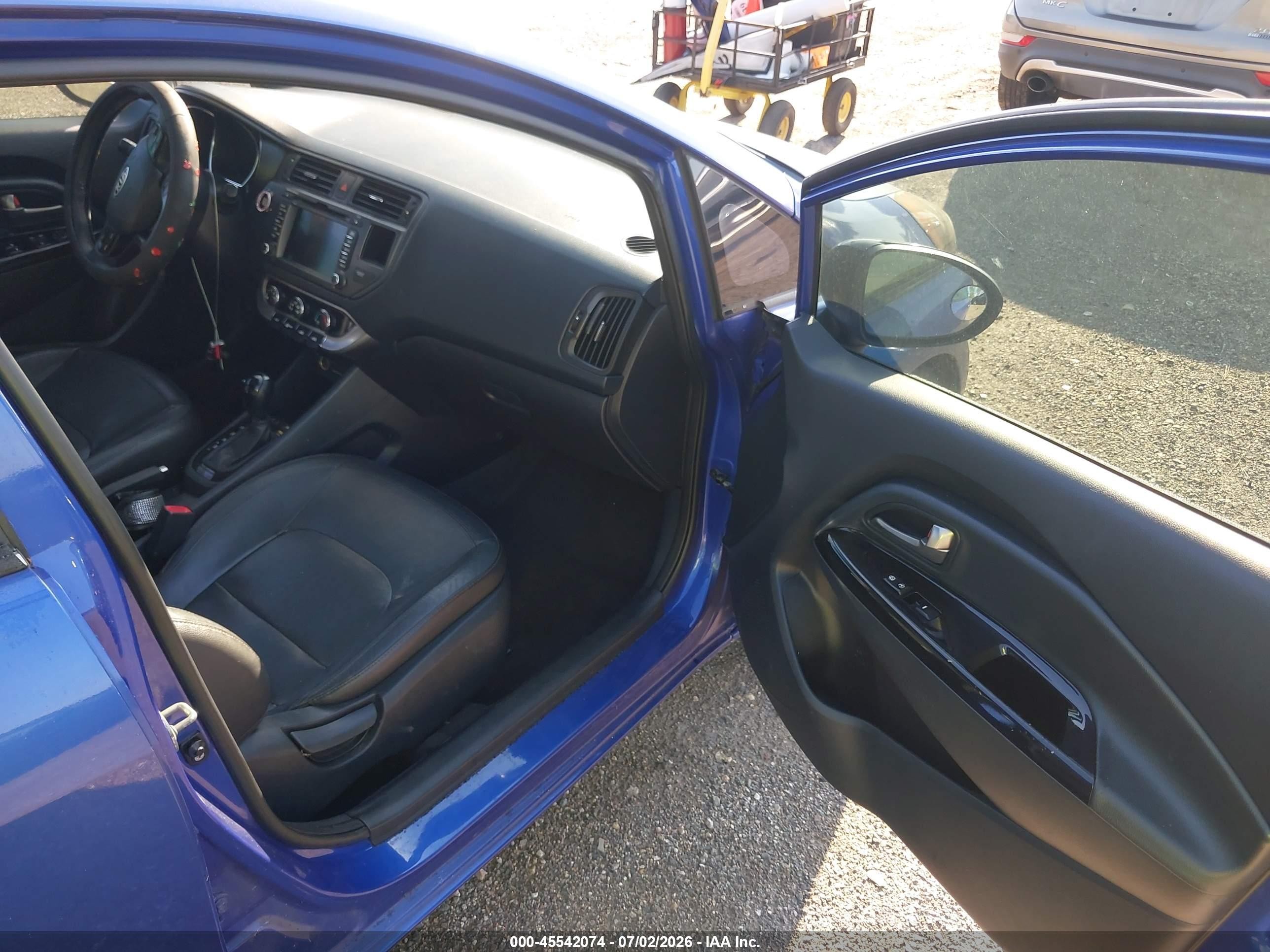 2012 Kia Rio5 Sx Синий vin: KNADN5A36C6030398