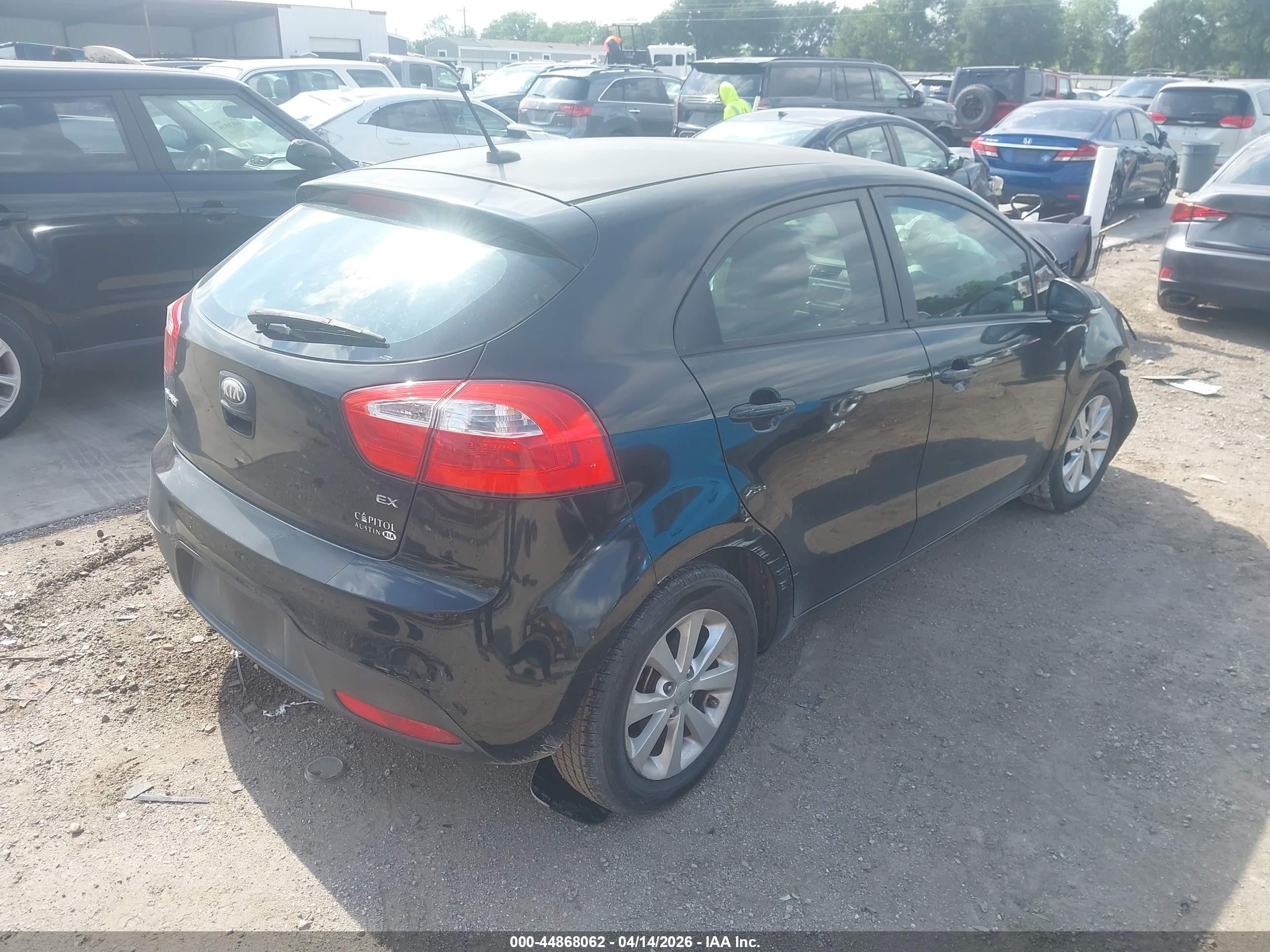 2013 Kia Rio Ex Black vin: KNADN5A36D6230294
