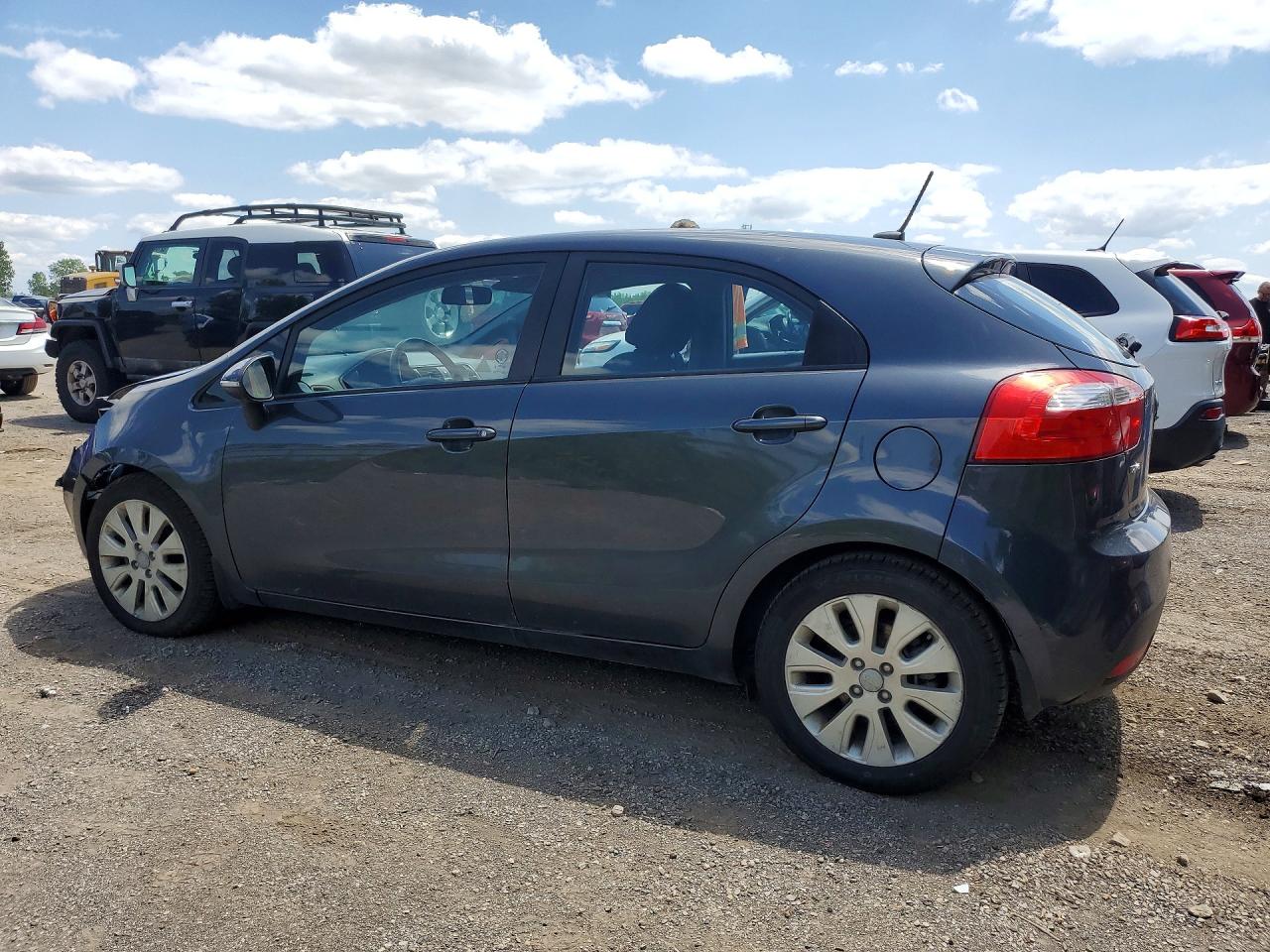 2014 Kia Rio 5 Gray vin: KNADN5A36E6950650