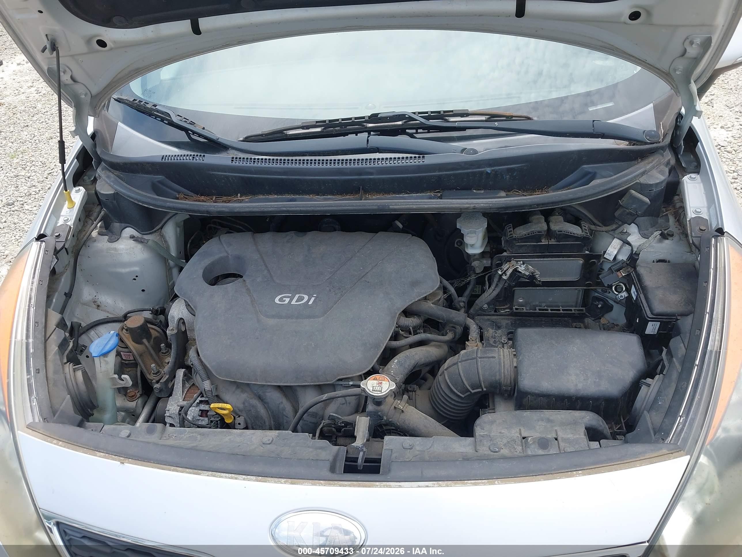 2013 Kia Rio Ex Silver vin: KNADN5A37D6191683