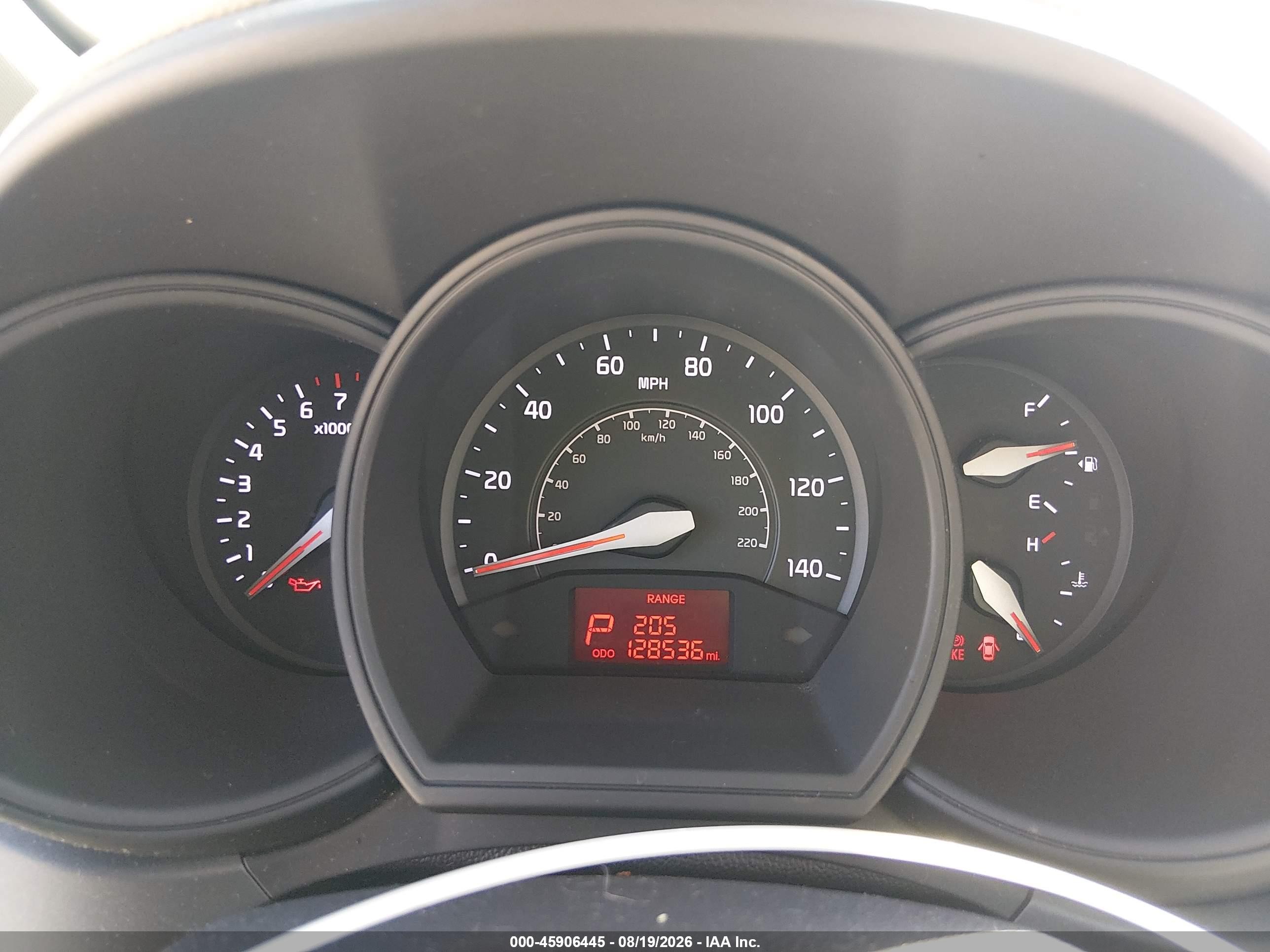 2014 Kia Rio Ex White vin: KNADN5A37E6355404
