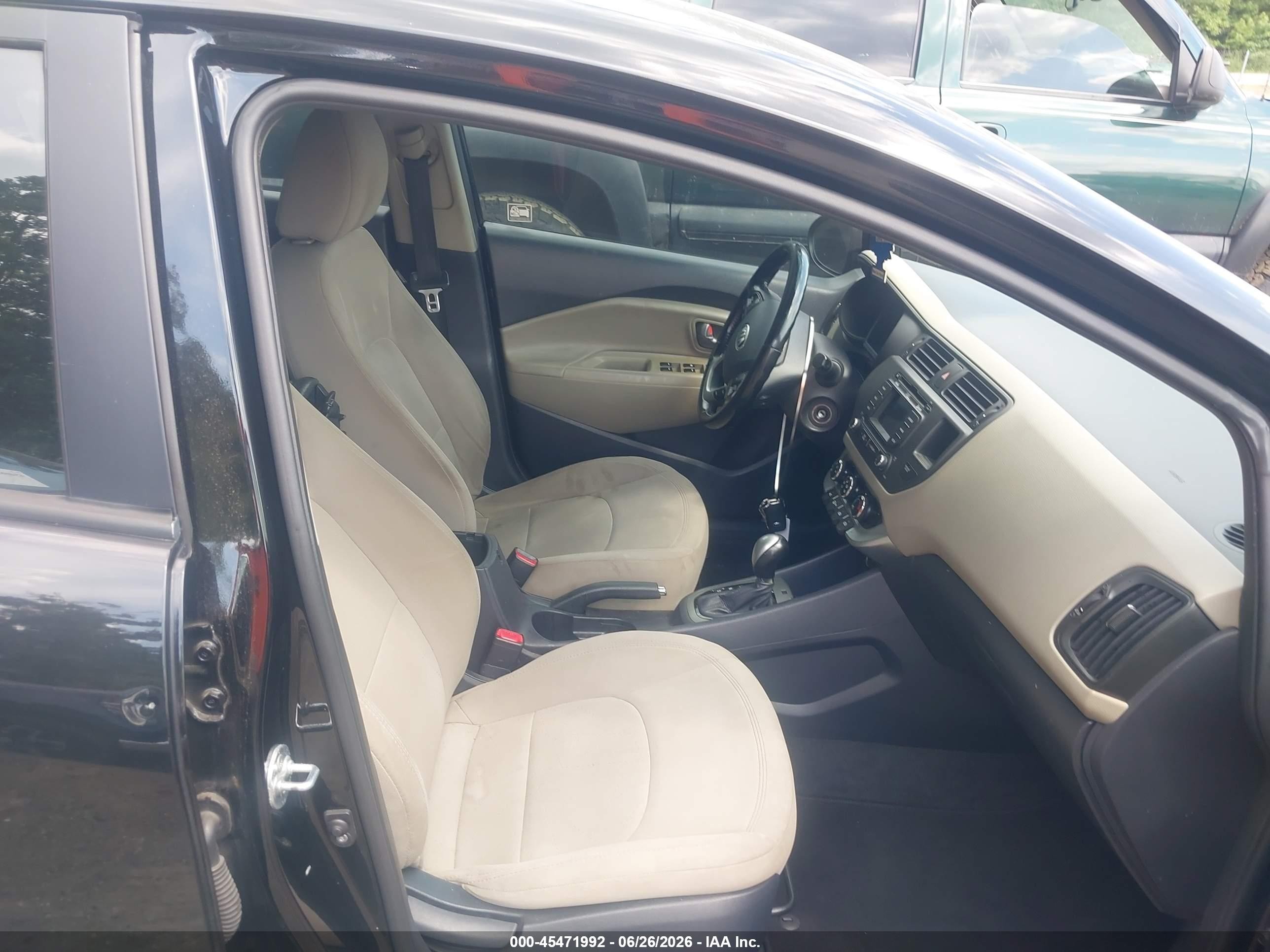 2014 Kia Rio Ex Black vin: KNADN5A37E6415858