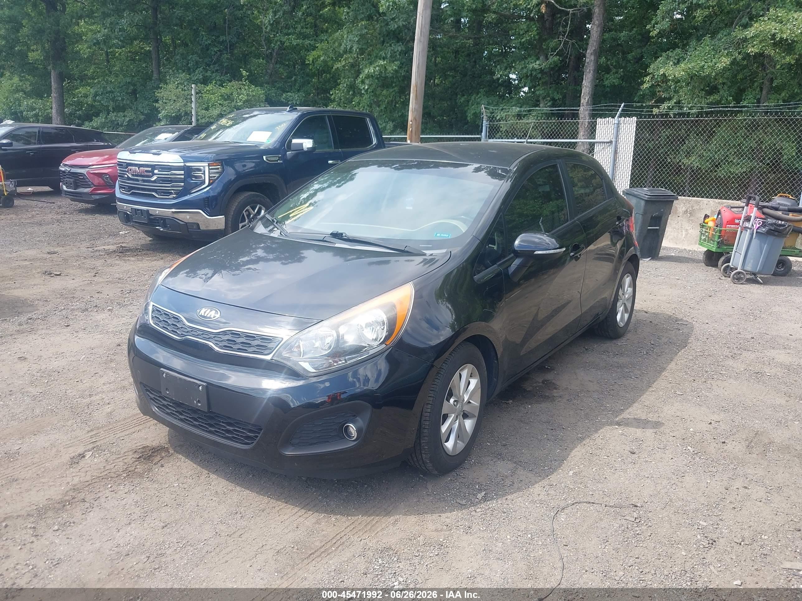 2014 Kia Rio Ex Black vin: KNADN5A37E6415858