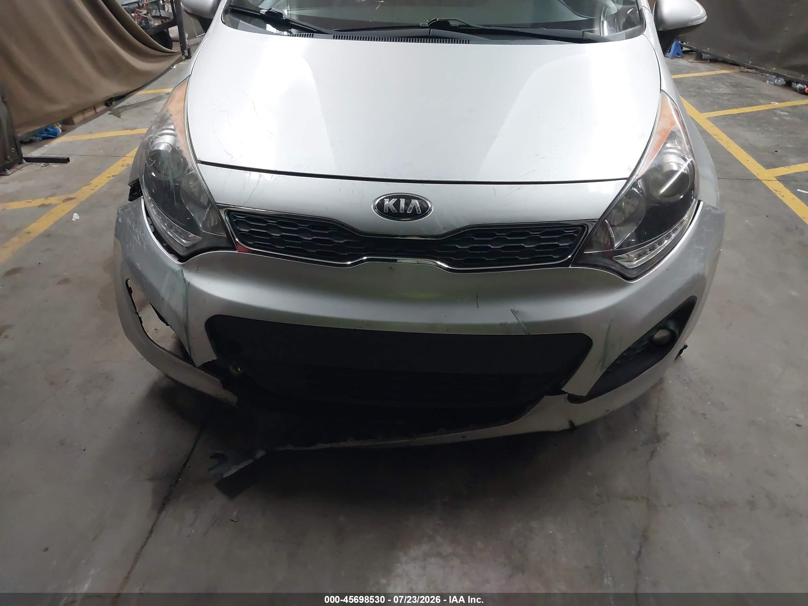 2015 Kia Rio Sx Silver vin: KNADN5A37F6458419