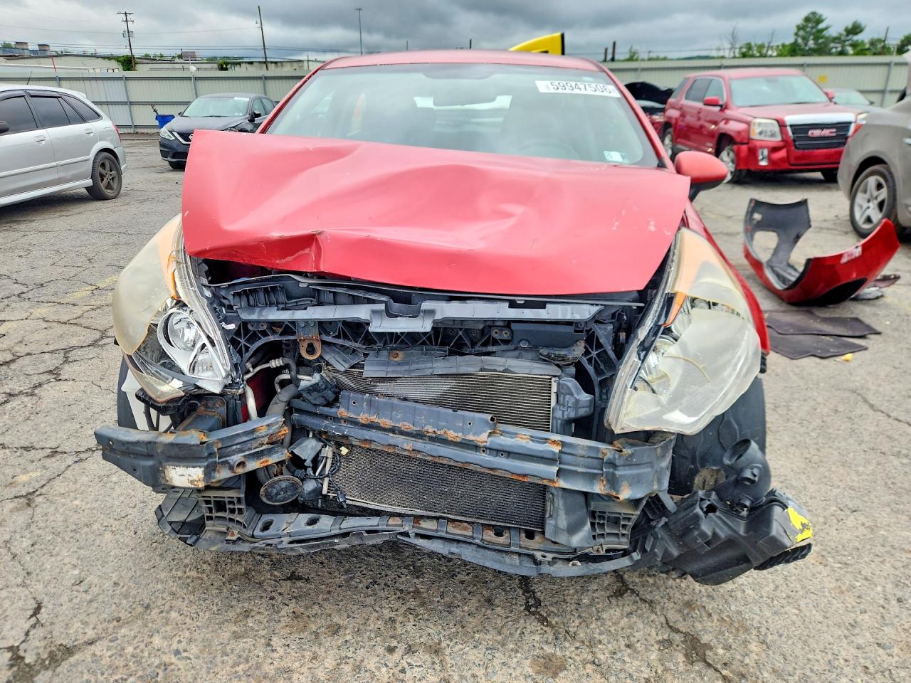 2012 Kia Rio 5-door Ex Red vin: KNADN5A38C6031925