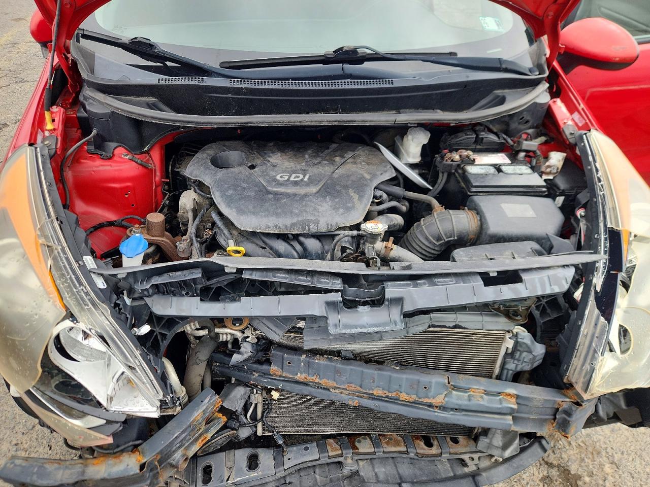 2012 Kia Rio 5-door Ex Red vin: KNADN5A38C6031925