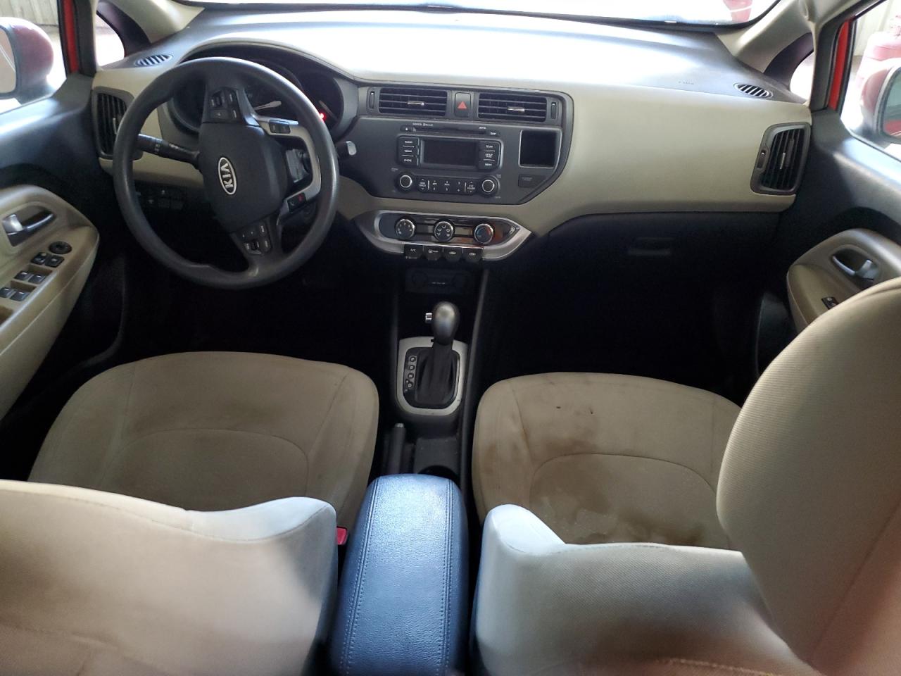 2013 Kia Rio Ex Red vin: KNADN5A38D6097831