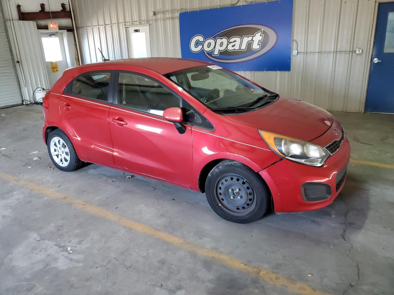 2013 Kia Rio Ex Red vin: KNADN5A38D6097831