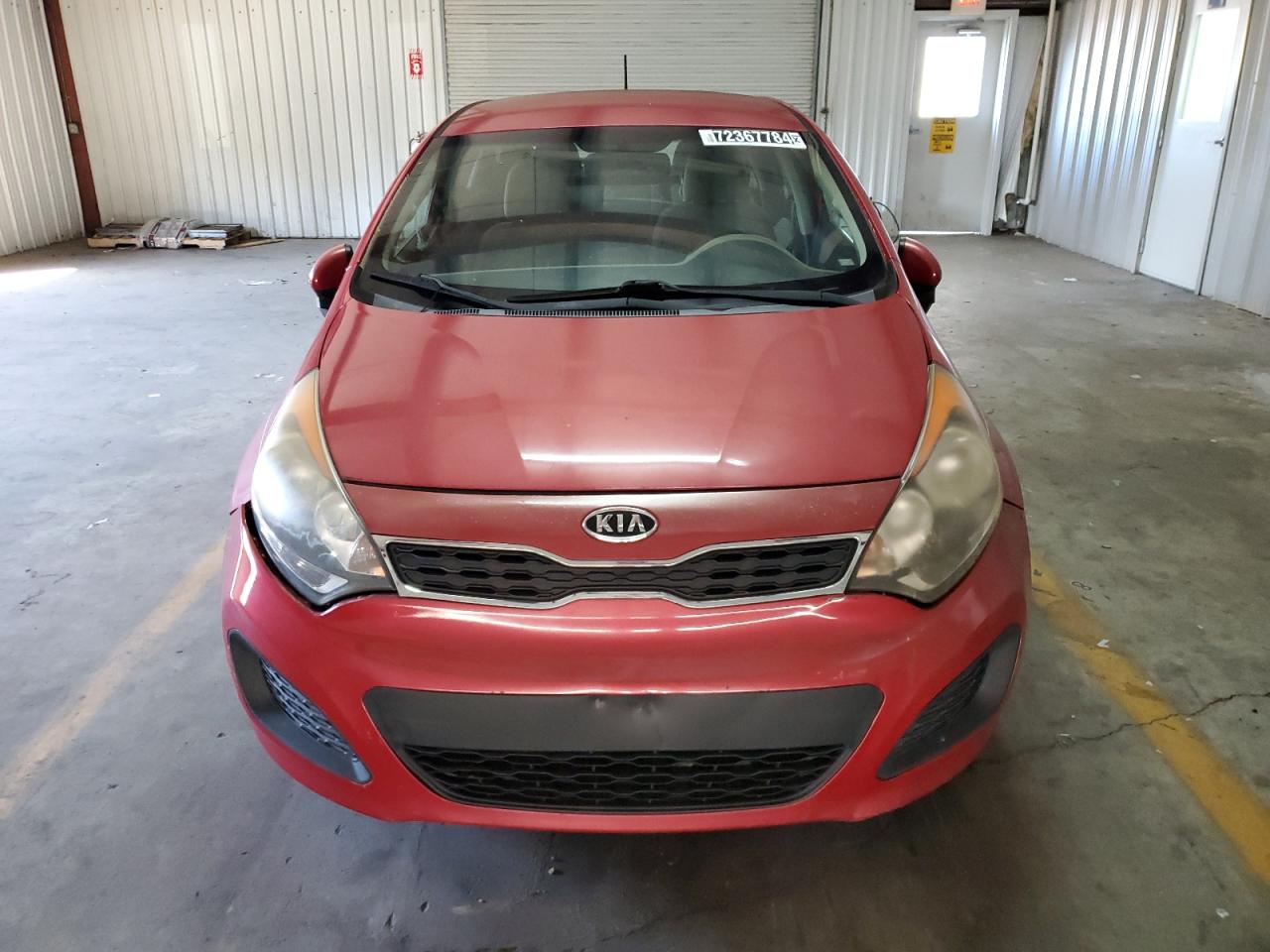 2013 Kia Rio Ex Red vin: KNADN5A38D6097831