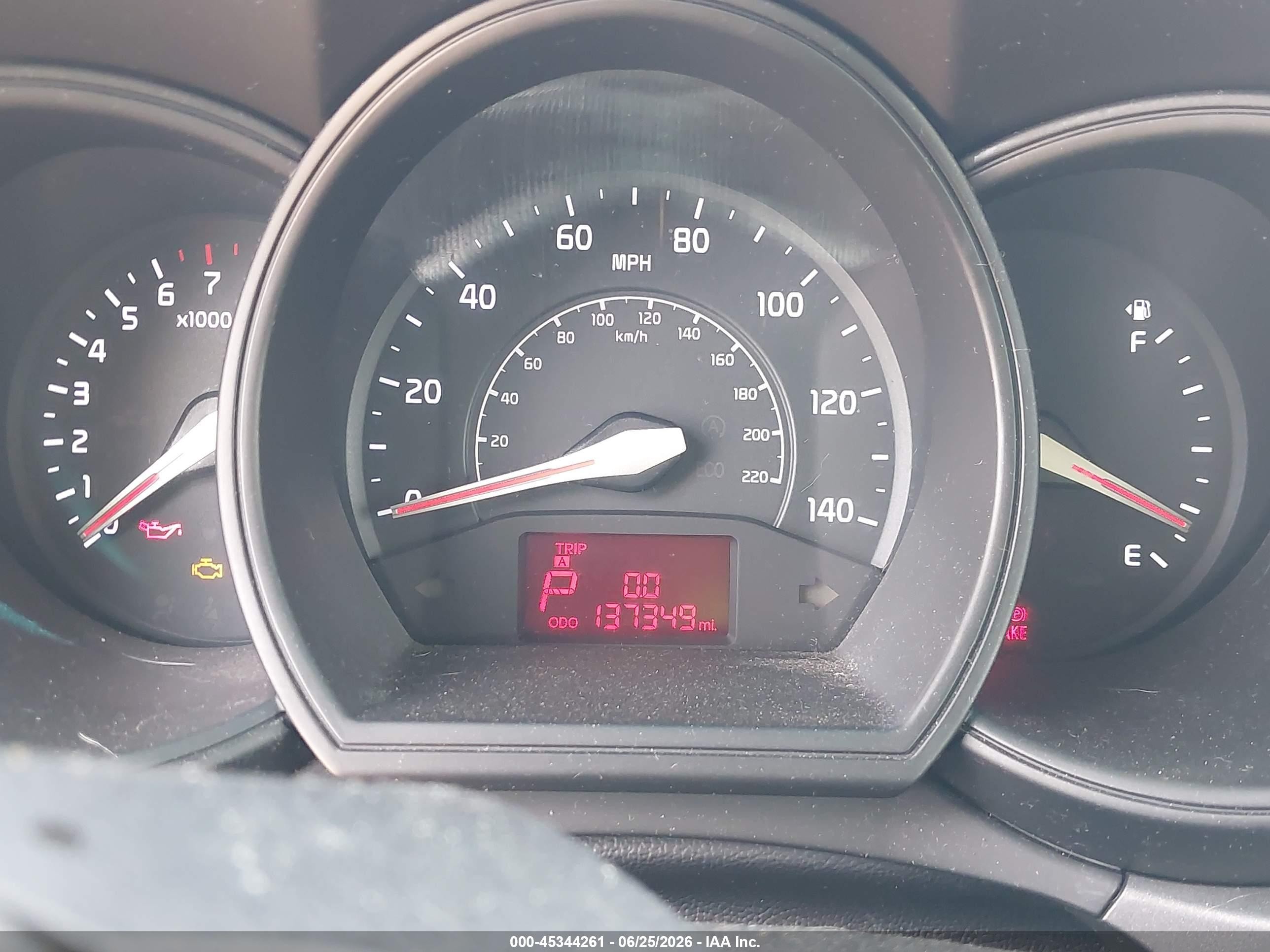 2013 Kia Rio Ex Black vin: KNADN5A38D6222407