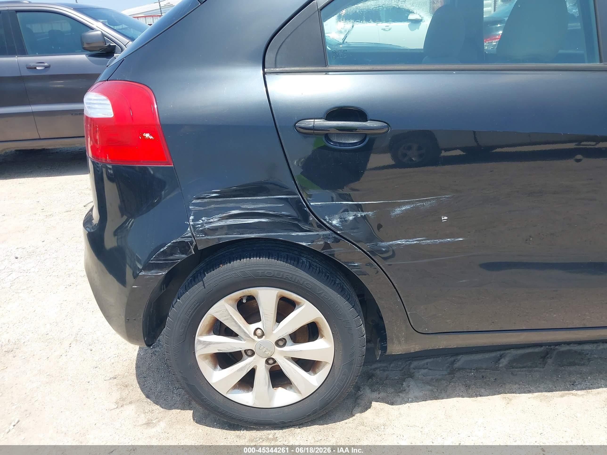 2013 Kia Rio Ex Black vin: KNADN5A38D6222407