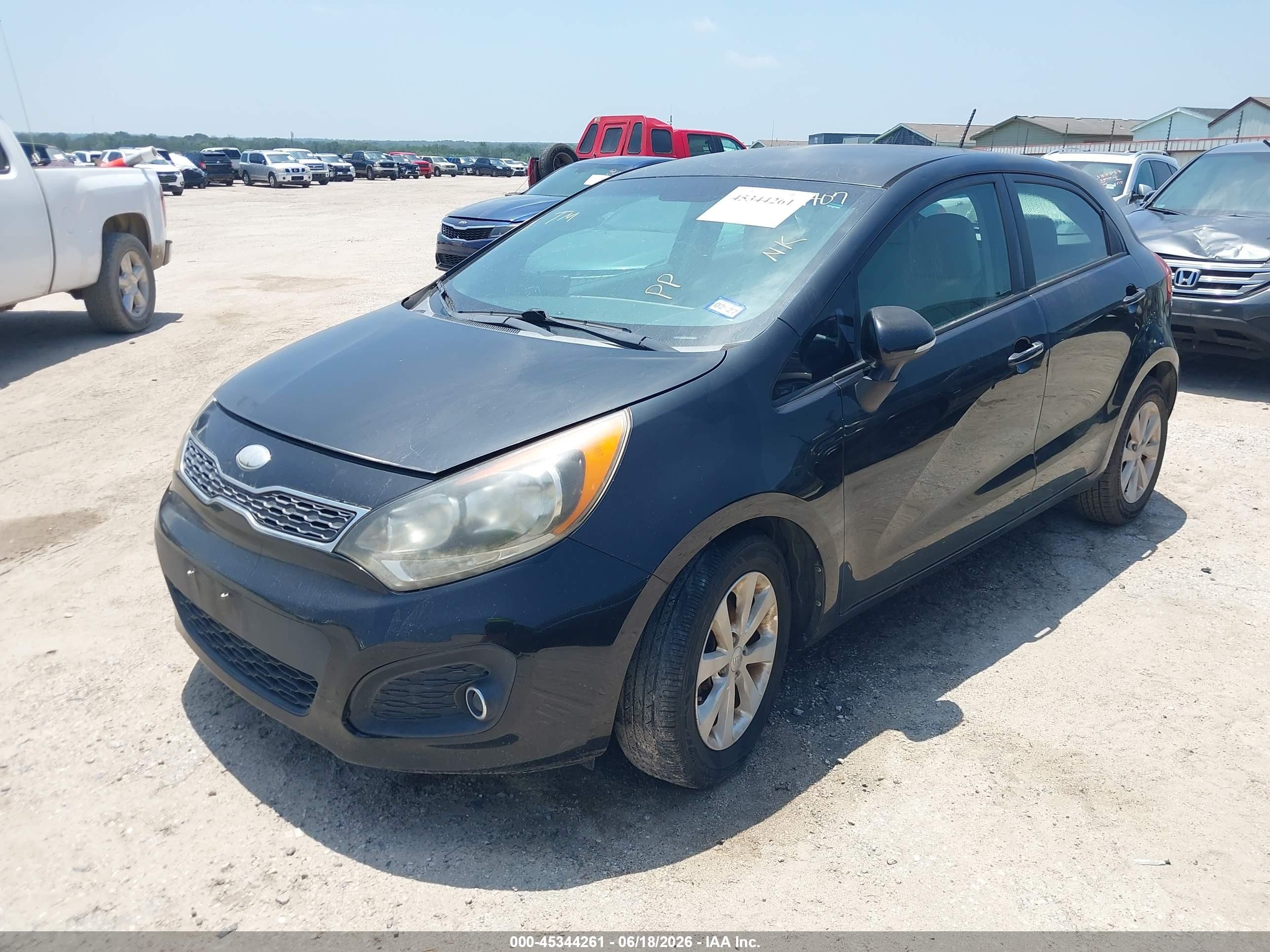 2013 Kia Rio Ex Black vin: KNADN5A38D6222407