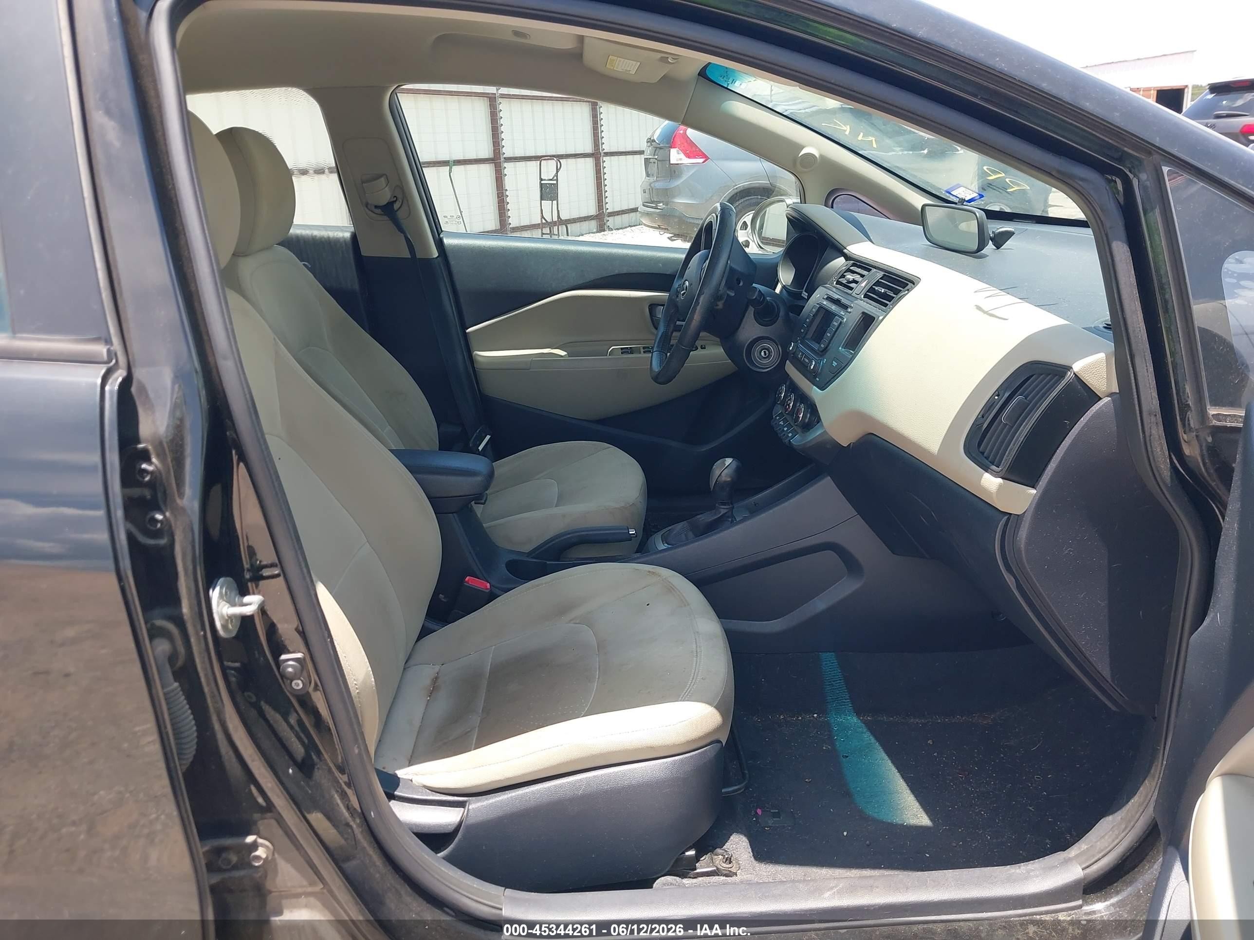 2013 Kia Rio Ex Black vin: KNADN5A38D6222407